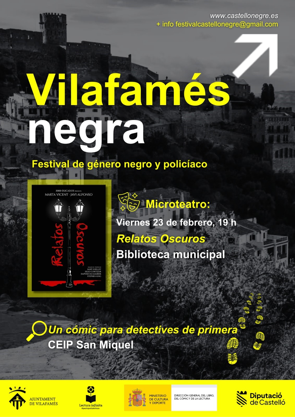 Vilafamés aposta per la literatura amb el festival ‘Castelló Negre’