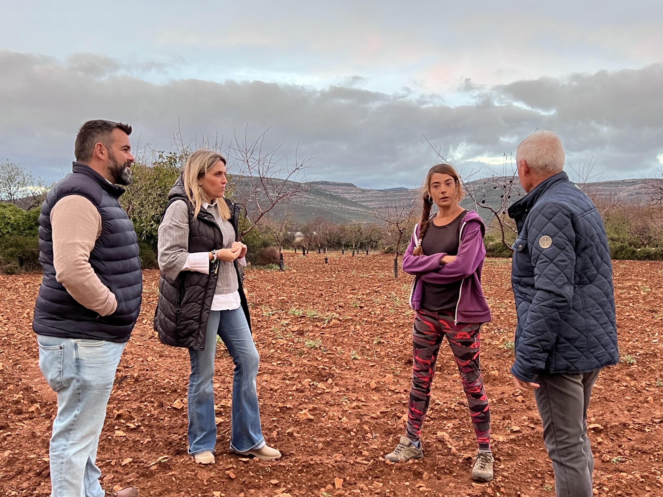 Marta Barrachina dona suport a les demandes del camp “perquè sense agricultors ni ramaders, Castelló no menja”