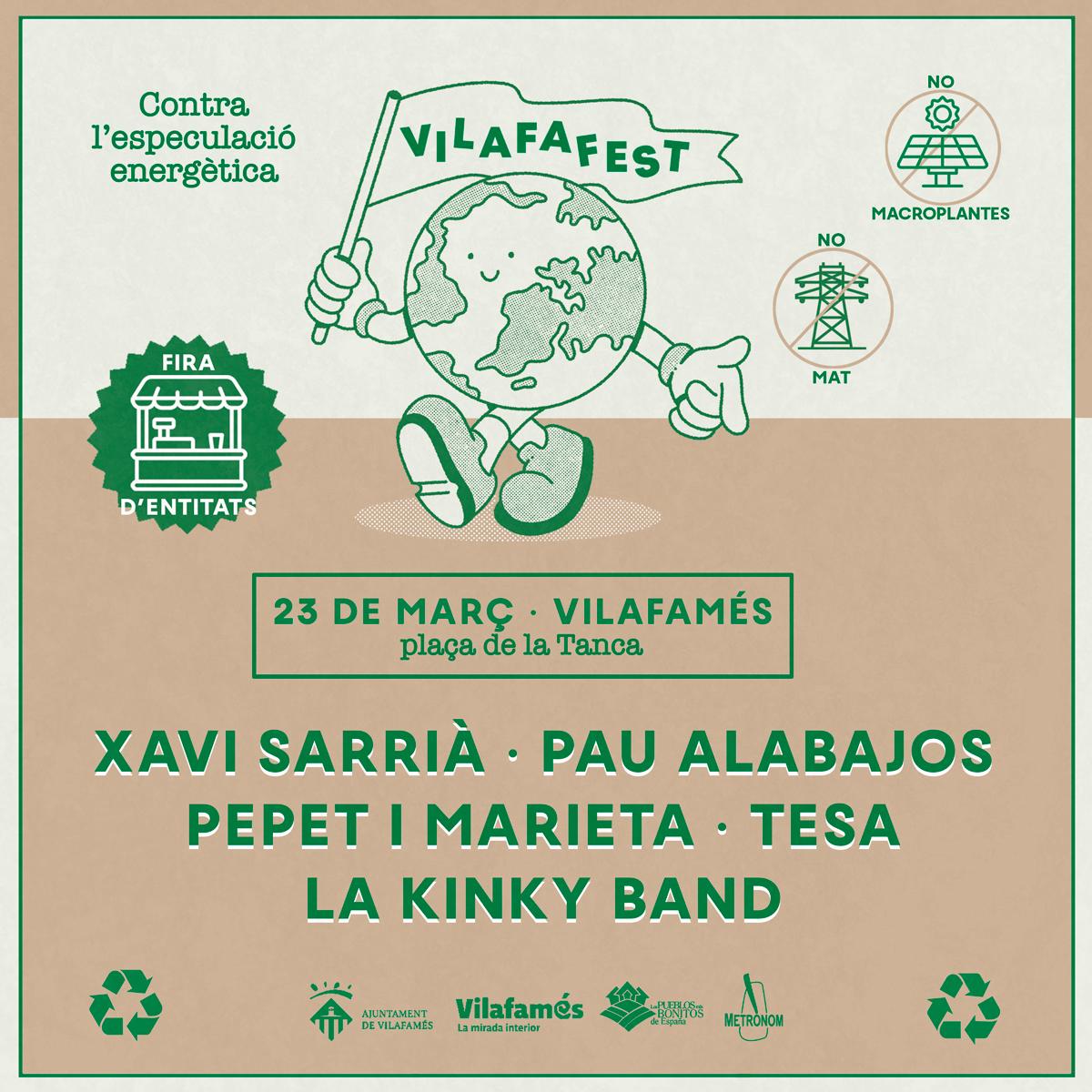 Vilafamés organitza un nou festival a favor de la no especulació energètica