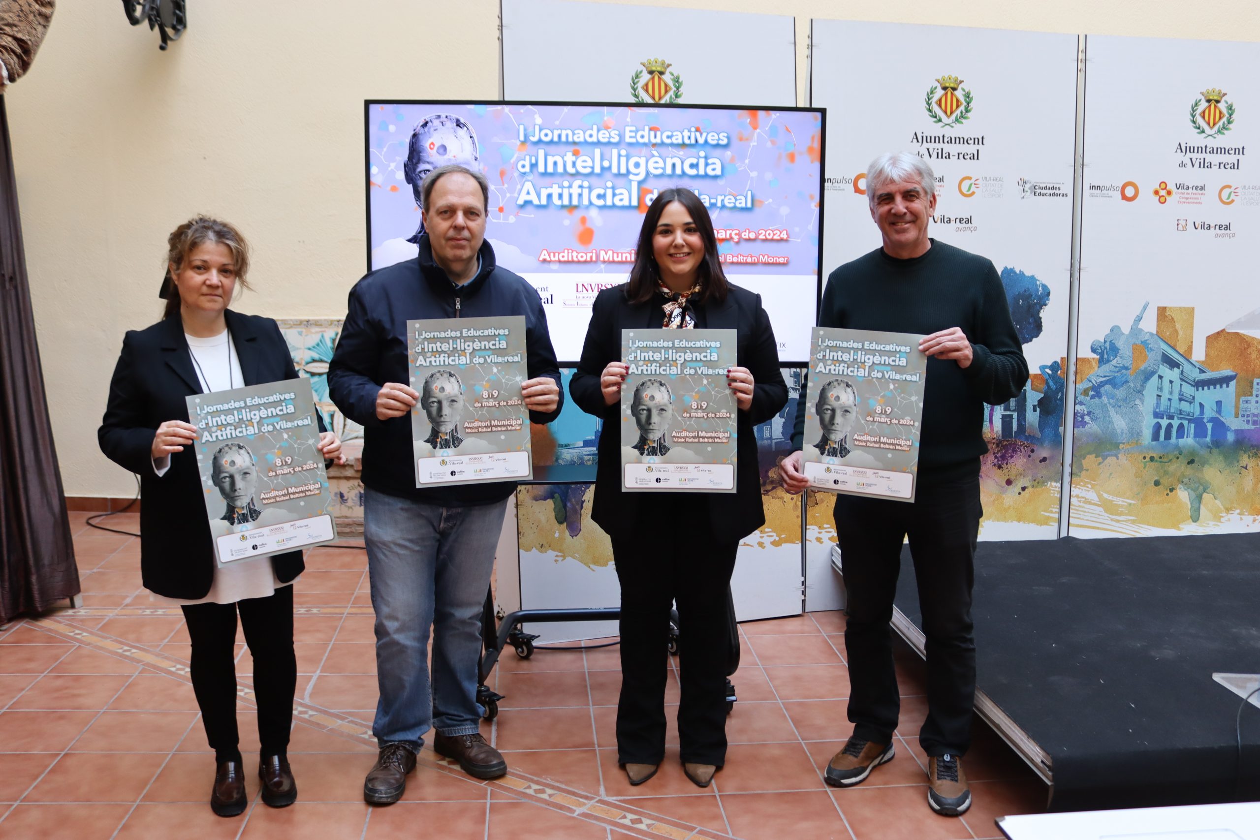 Vila-real impulsa les primeres jornades educatives per a explorar les oportunitats de la intel·ligència artificial en la docència