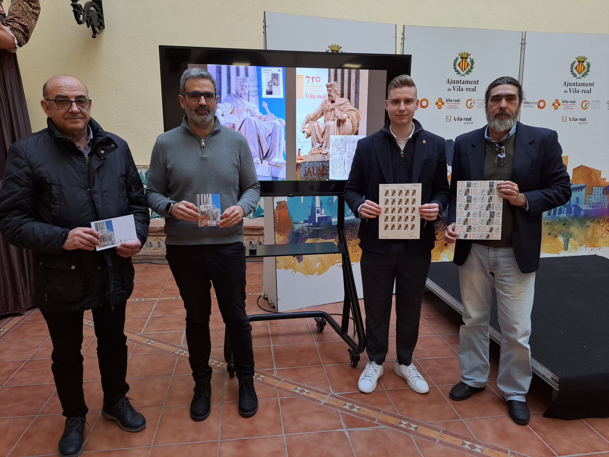 Vila-real impulsa un segell commemoratiu del 750é Aniversari de la Fundació de la ciutat