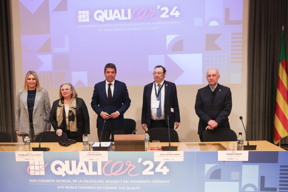 Carlos Mazón demana “unitat d’acció” a totes les administracions perquè la ceràmica de la Comunitat Valenciana continue sent marca Espanya