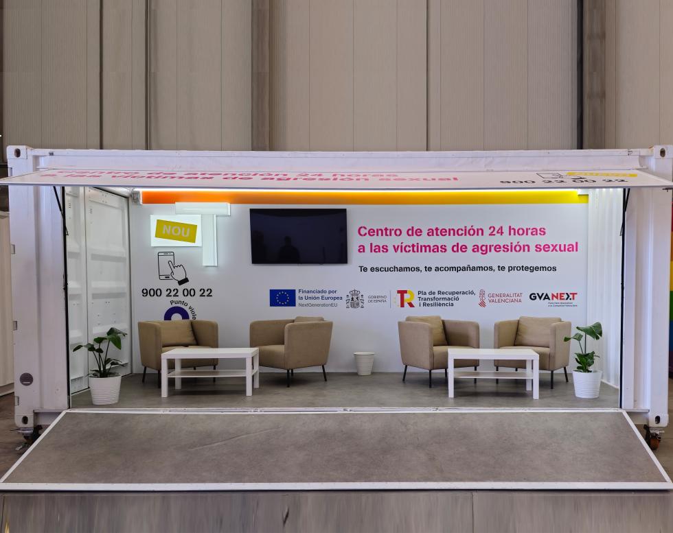 Igualtat instal·la a Castelló de la Plana una oficina mòbil de prevenció i atenció a víctimes d’agressions sexuals durant les festes de la Magdalena