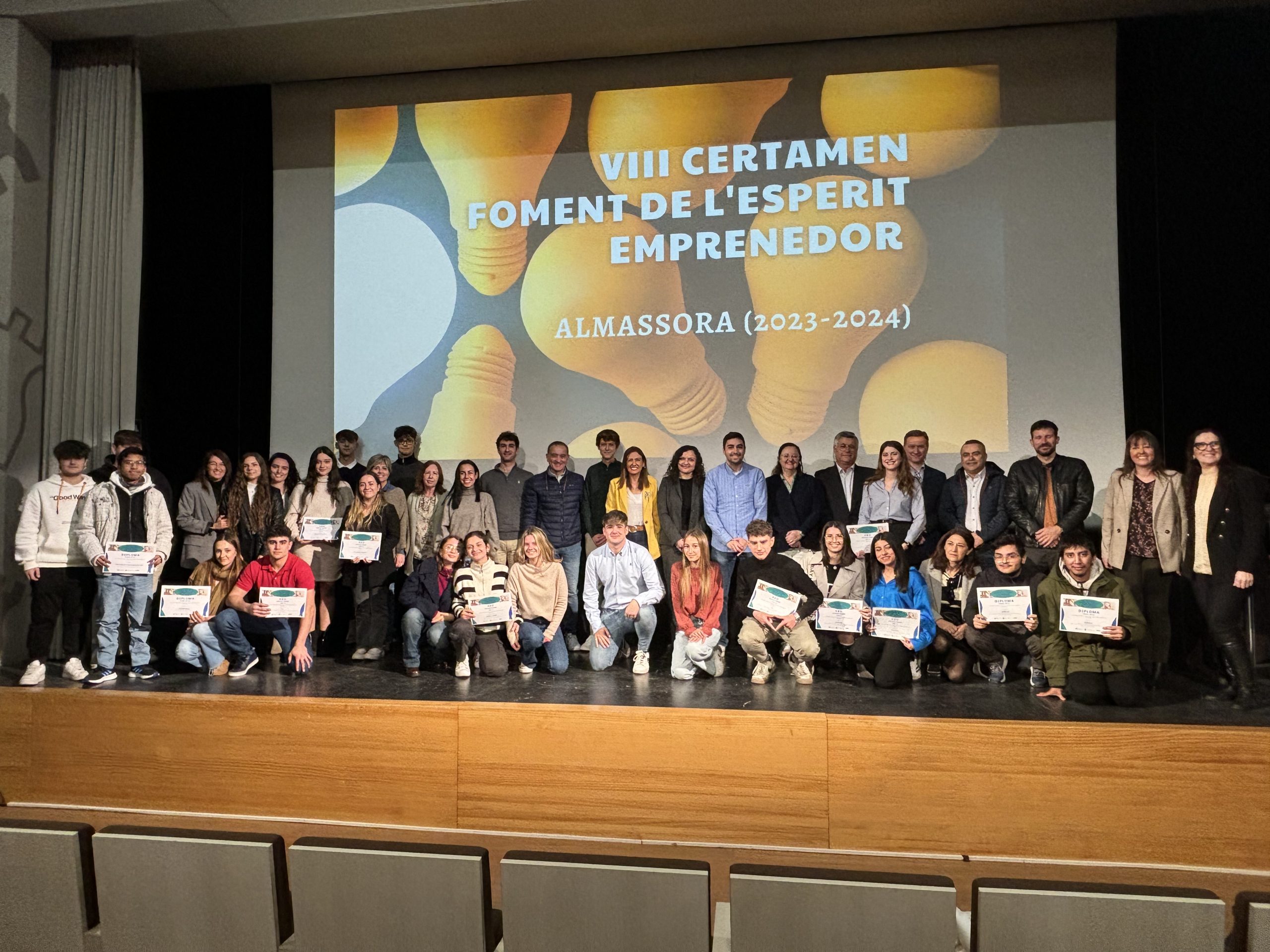 Almassora reconeix, al costat del CEEI i UBE, el talent i emprenedoria dels seus estudiants