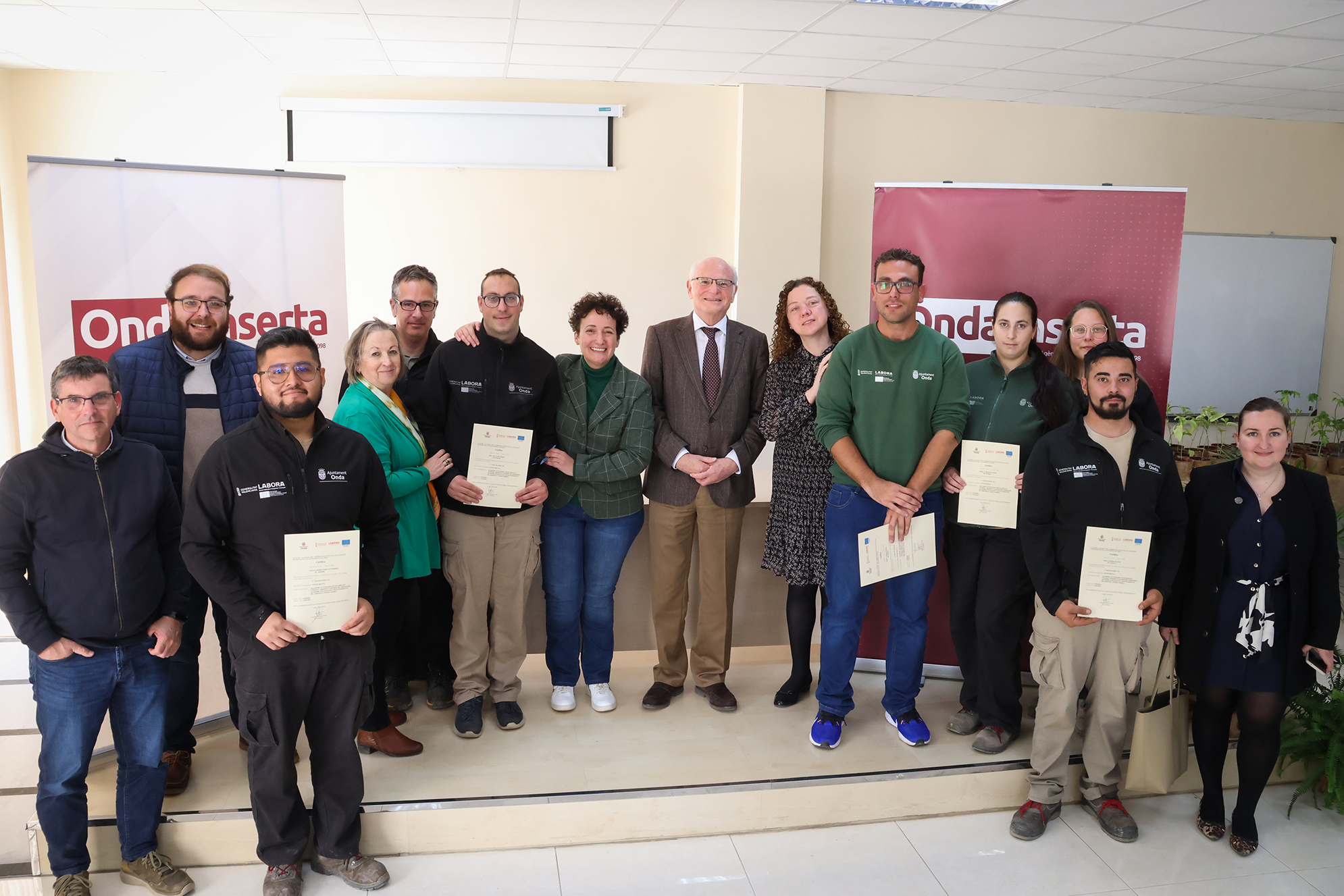 Onda atorga la capacitació professional en jardins i zones verdes a 10 joves onders