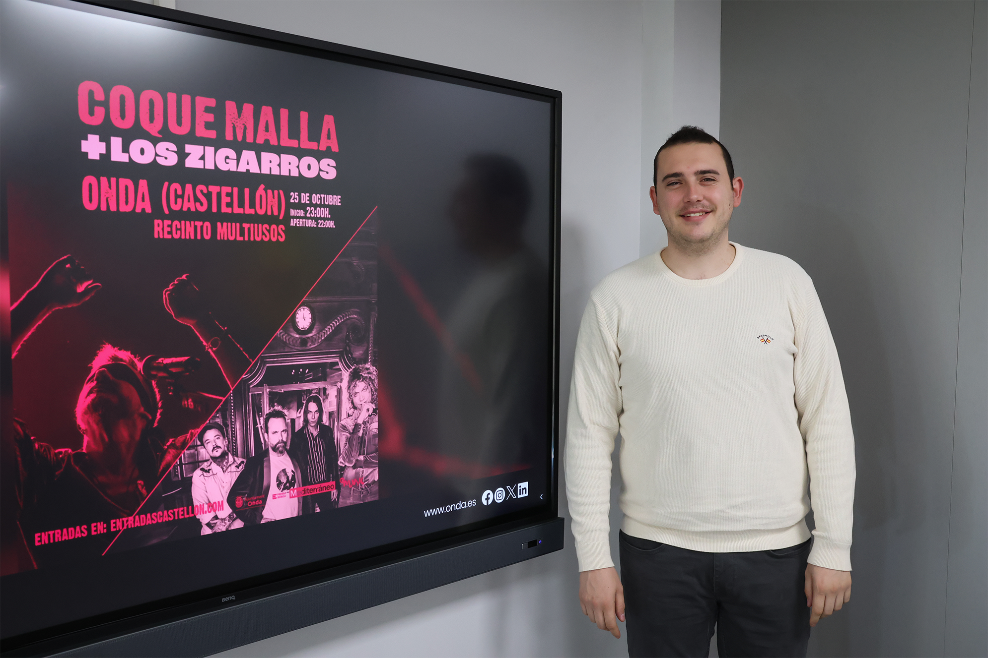 Coque Malla, segon concert confirmat per a Fira d’Onda després d’Ana Mena