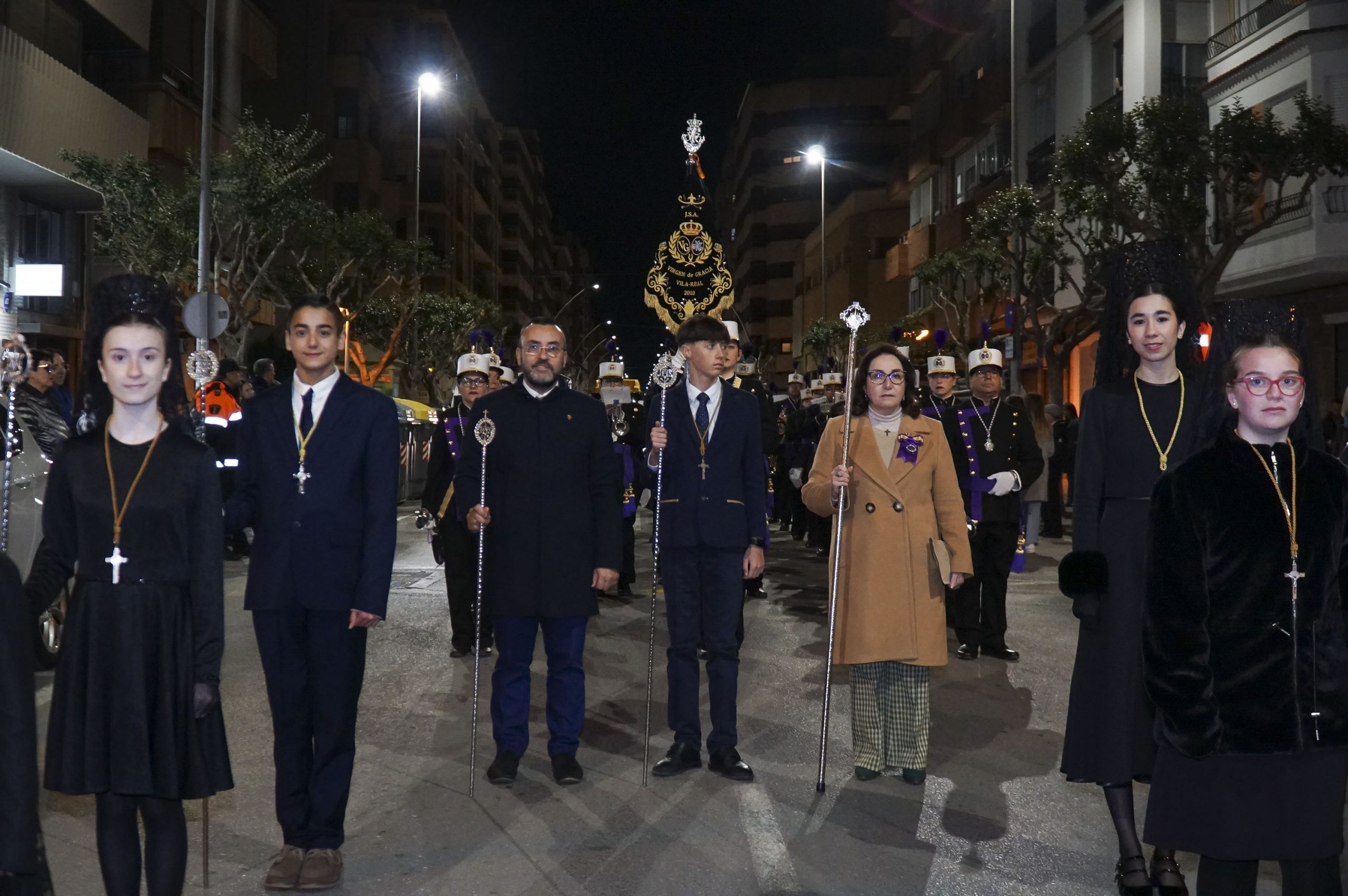 La processó infantil i juvenil obri les desfilades processionals de la Setmana Santa de Vila-real, declarada d’Interés Turístic Autonòmic