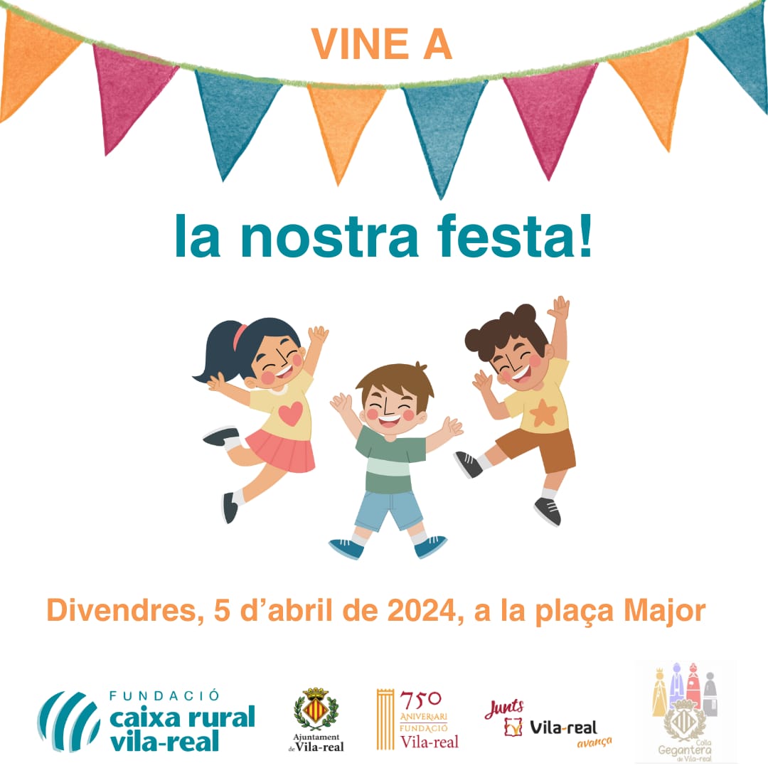 Fundació Caixa Rural celebra ‘La nostra festa’ dirigida a los niños y niñas de Vila-real