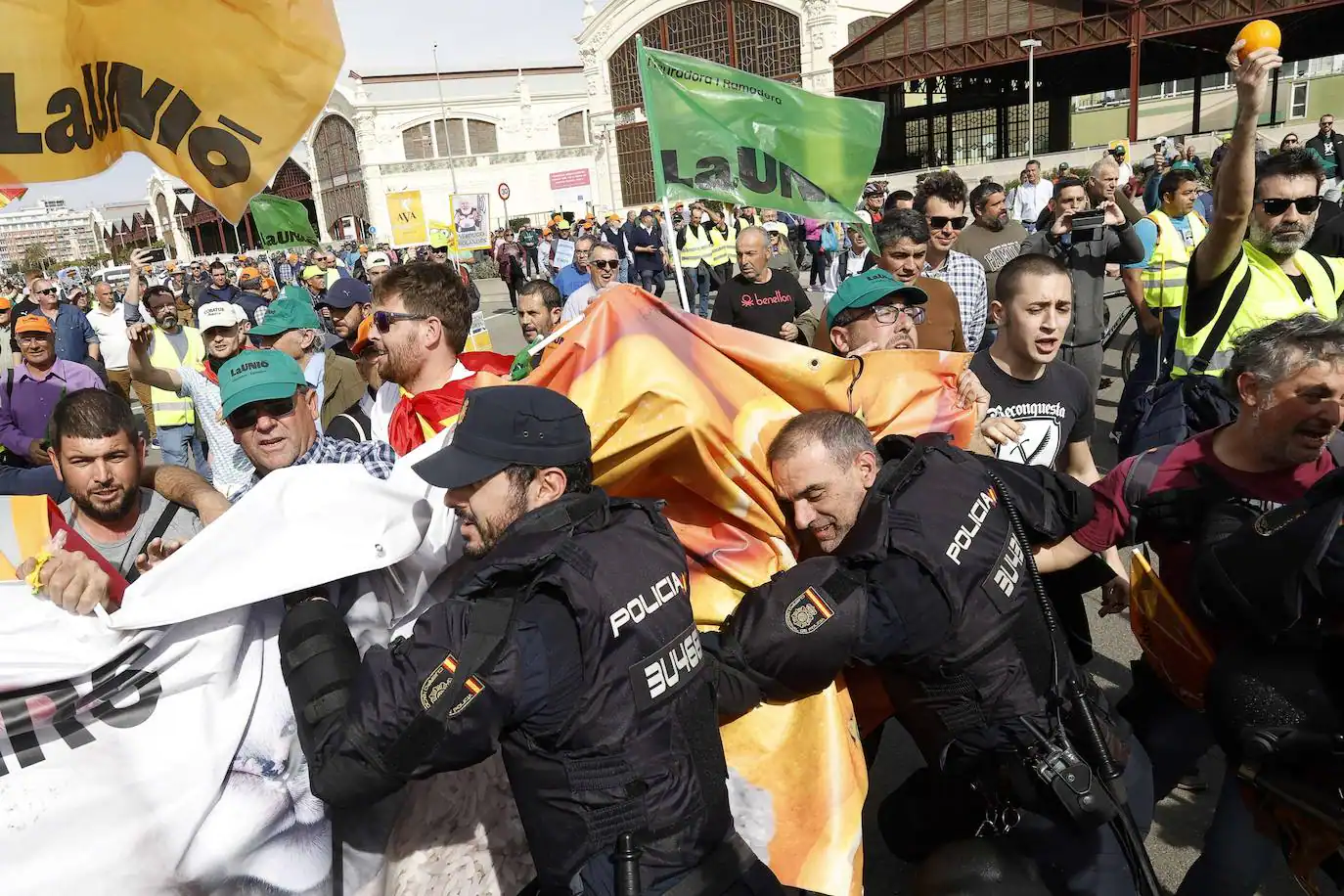 LA UNIÓ denuncia l’enviament de multes per part de la Delegació del Govern en relació amb la protesta del passat 22 de febrer en el Port de València