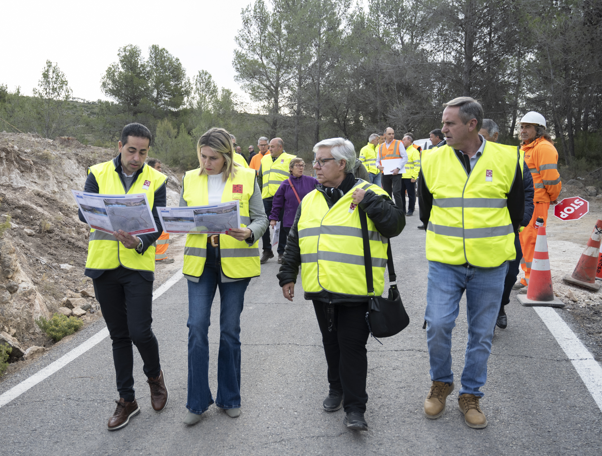 Marta Barrachina complix amb la paraula donada amb l’inici de la millora de la CV-203 en temps rècord i amb una inversió de 1,2 milions d’euros