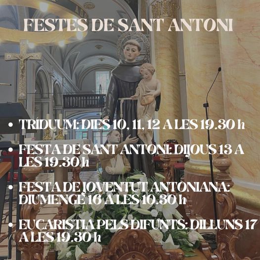 Joventut Antoniana celebra les festes de sant Antoni de Pàdua
