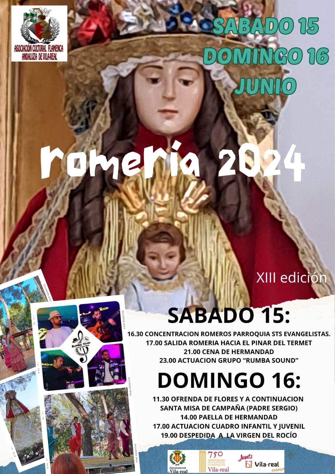 Vila-real celebra la romeria del Rocío de la mà de l’Associació Cultural Flamenca Andalusa