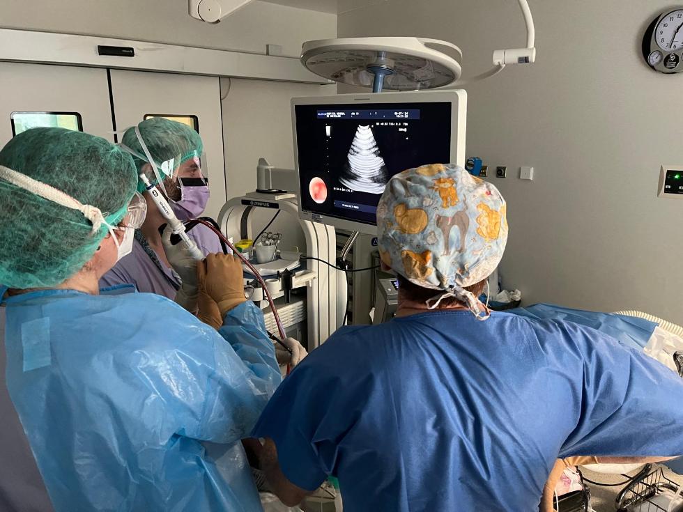 El Servici de Pneumologia de l’Hospital General de Castelló incorpora la tècnica del crioEBUS per al diagnòstic de càncer