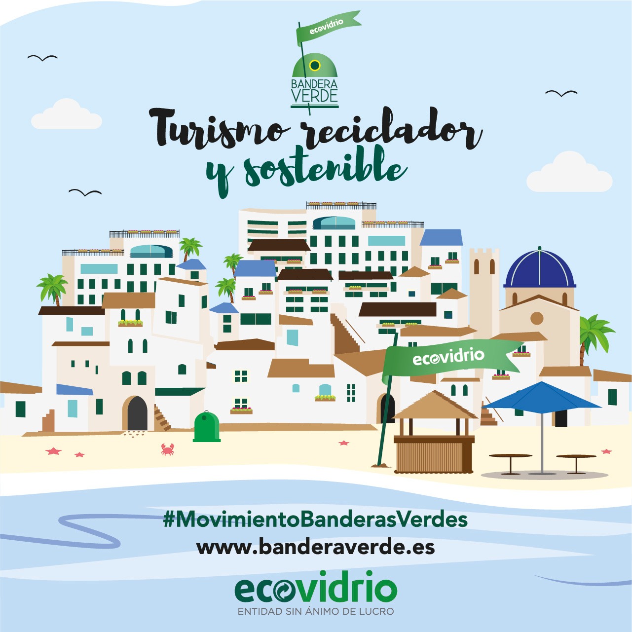 Burriana se suma este estiu al repte per a aconseguir la Bandera Verda de la sostenibilitat hostalera de Ecovidrio