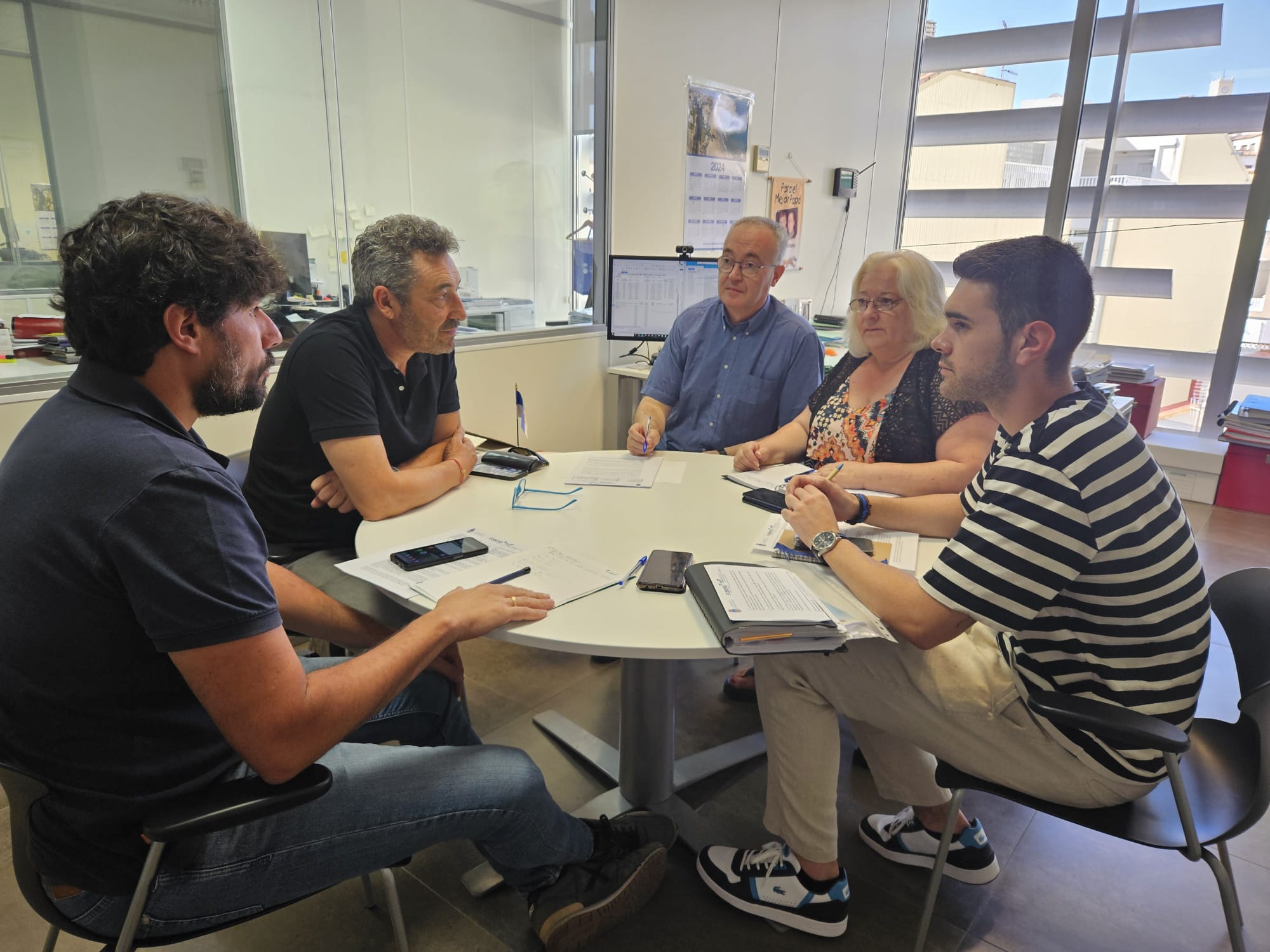 Orpesa revisa les labors de neteja setmanal en la seua reunió periòdica amb Fobesa e  intensifica els treballs