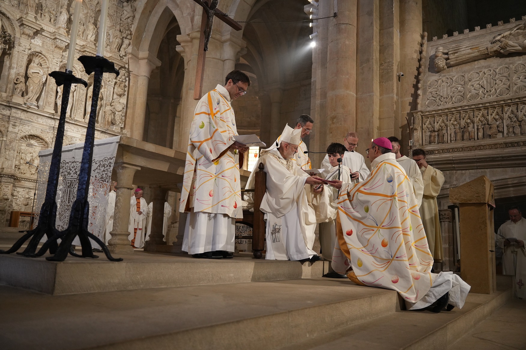 Benedicció abacial del vila-realenc Rafel Barrué com abat del Monestir de Poblet