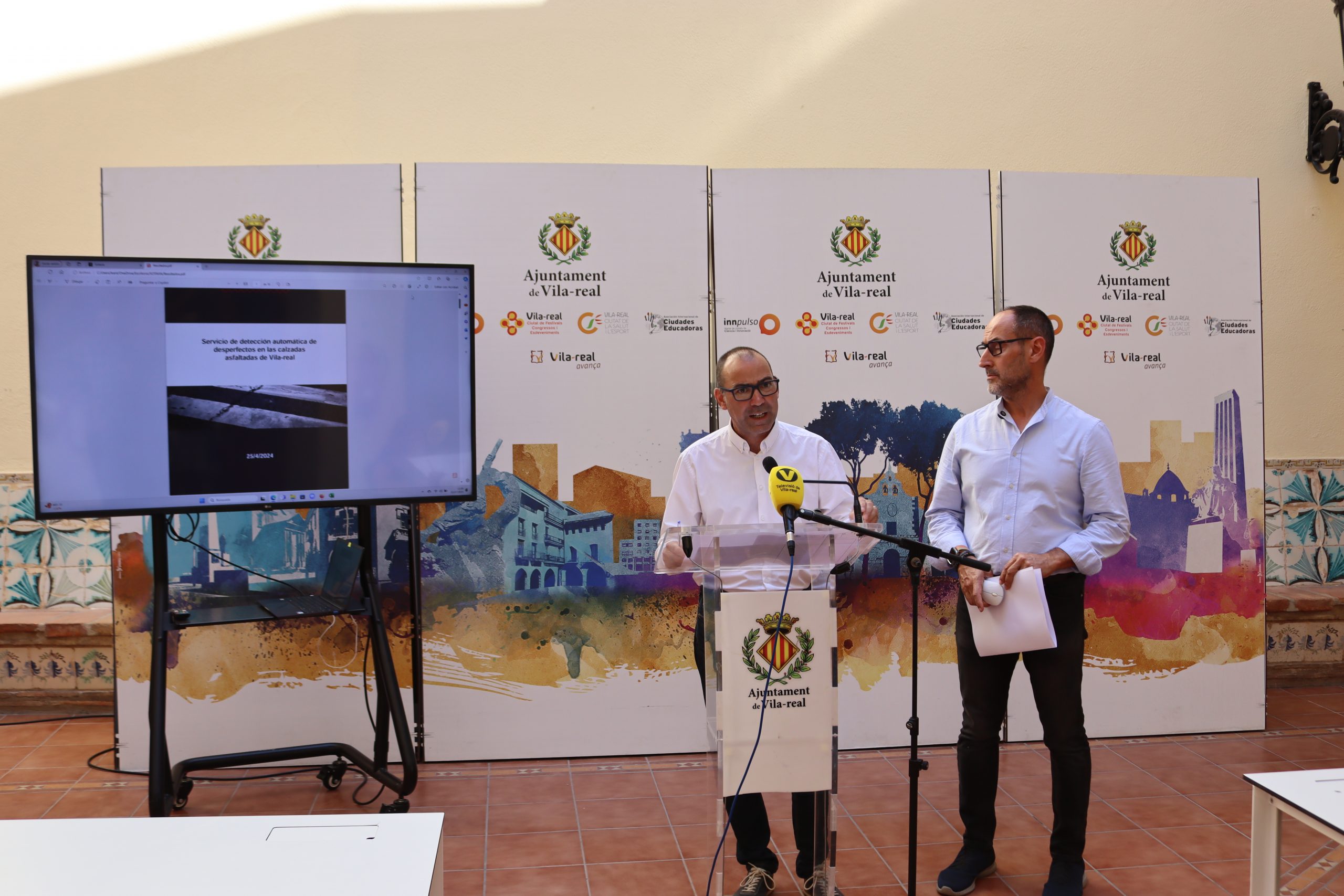 Vila-real elabora un mapa sobre l’estat de l’asfalt en vies urbanes per a optimitzar i agilitzar el manteniment