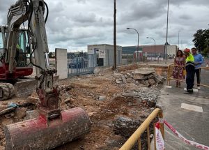 Almassora inicia les obres d´urbanització en l´avinguda Castelló enfront del futur McDonald’s