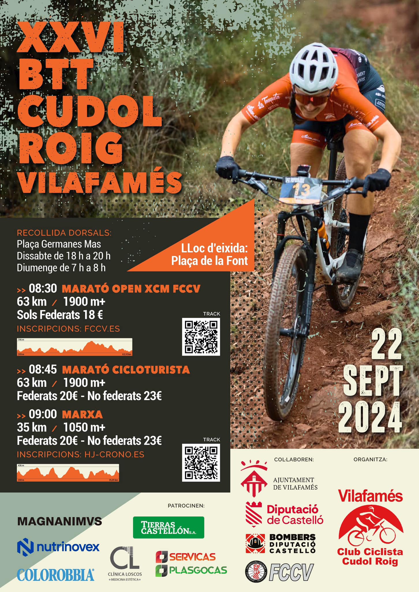 La cursa BTT de Vilafamés formarà part del Circuit de Maratons de la Comunitat Valenciana