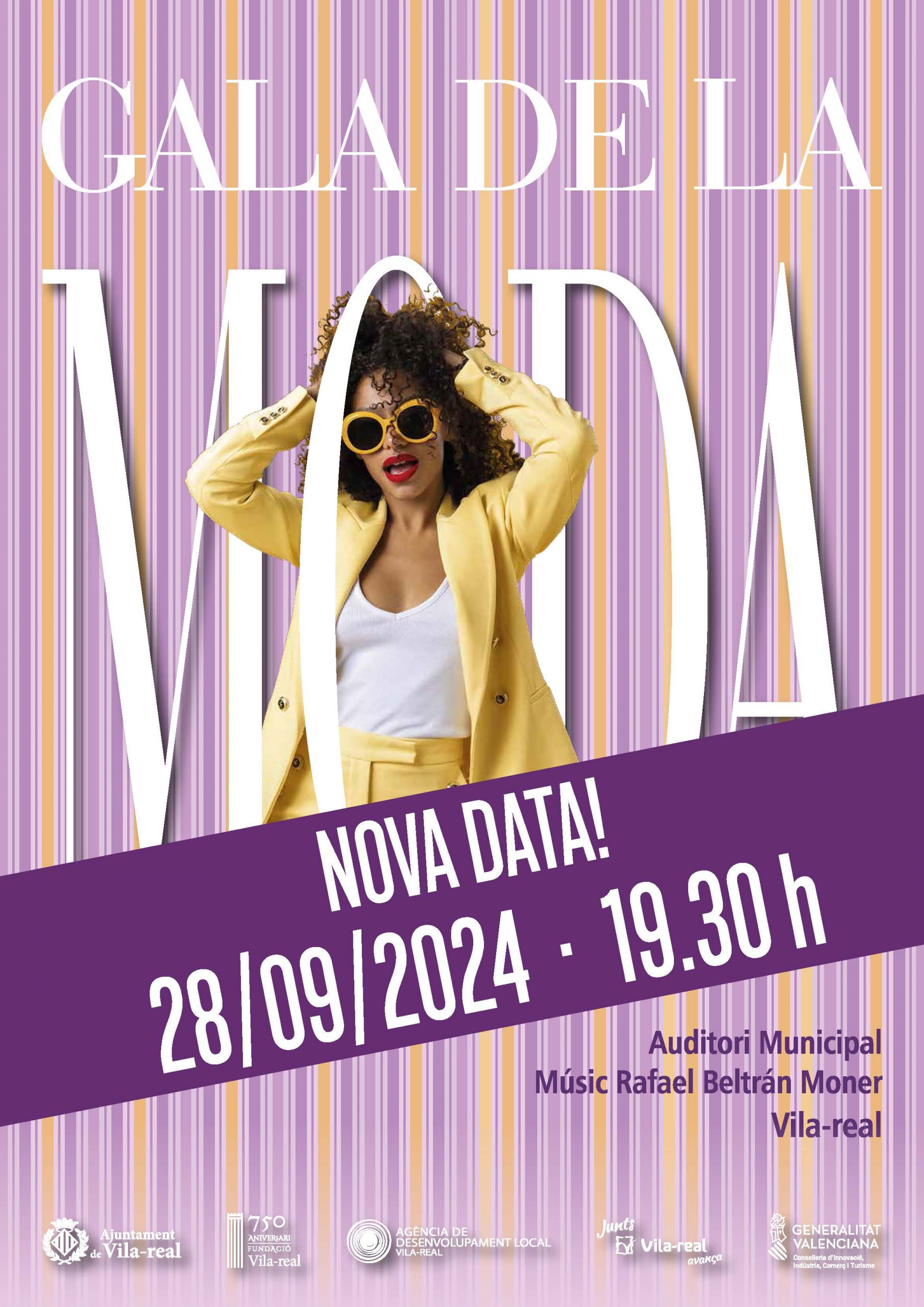 Vila-real reprograma la Gala de la Moda per al 28 de setembre a l’Auditori Municipal