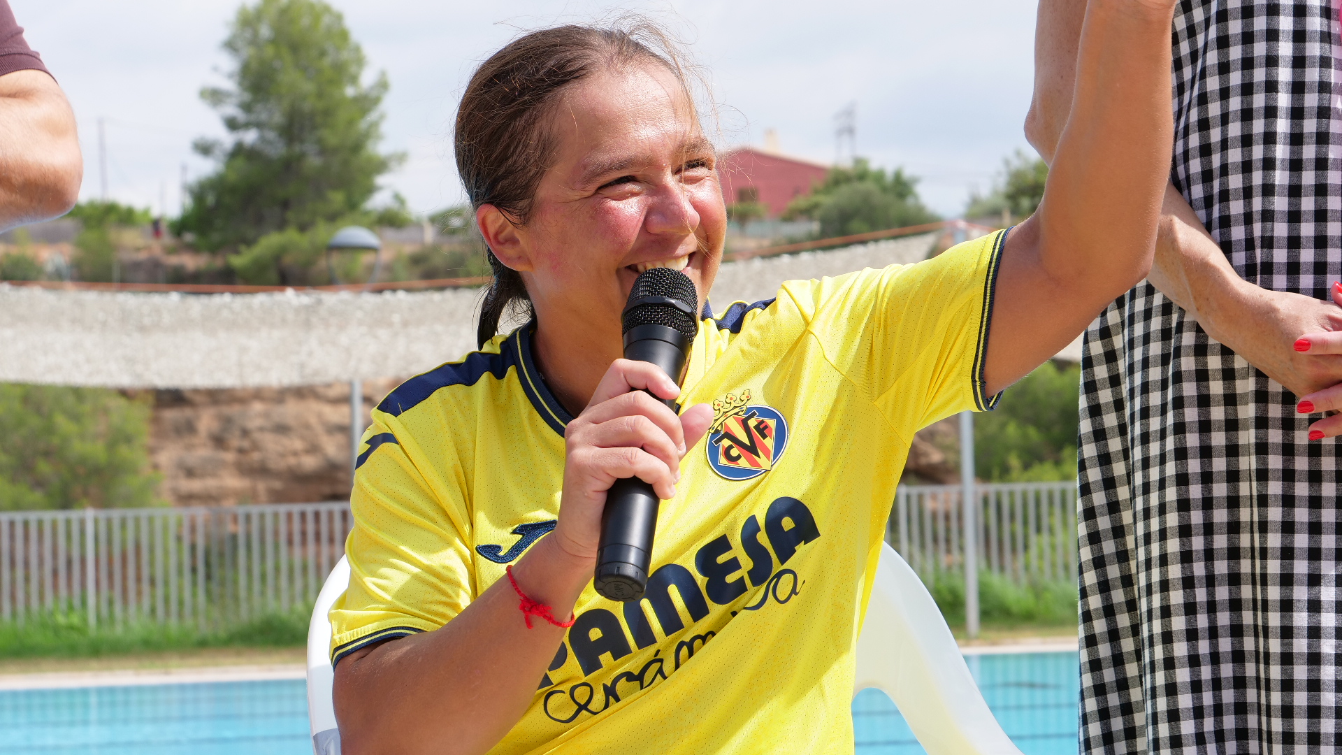 Repte de la nadadora Sonia Mañas amb motiu del 750é aniversari de la fundació de Vila-real
