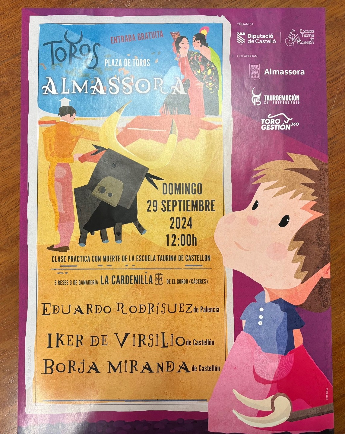 Almassora celebra les prefestes amb festejos taurins i una classe pràctica de l’Escola Taurina de Castelló