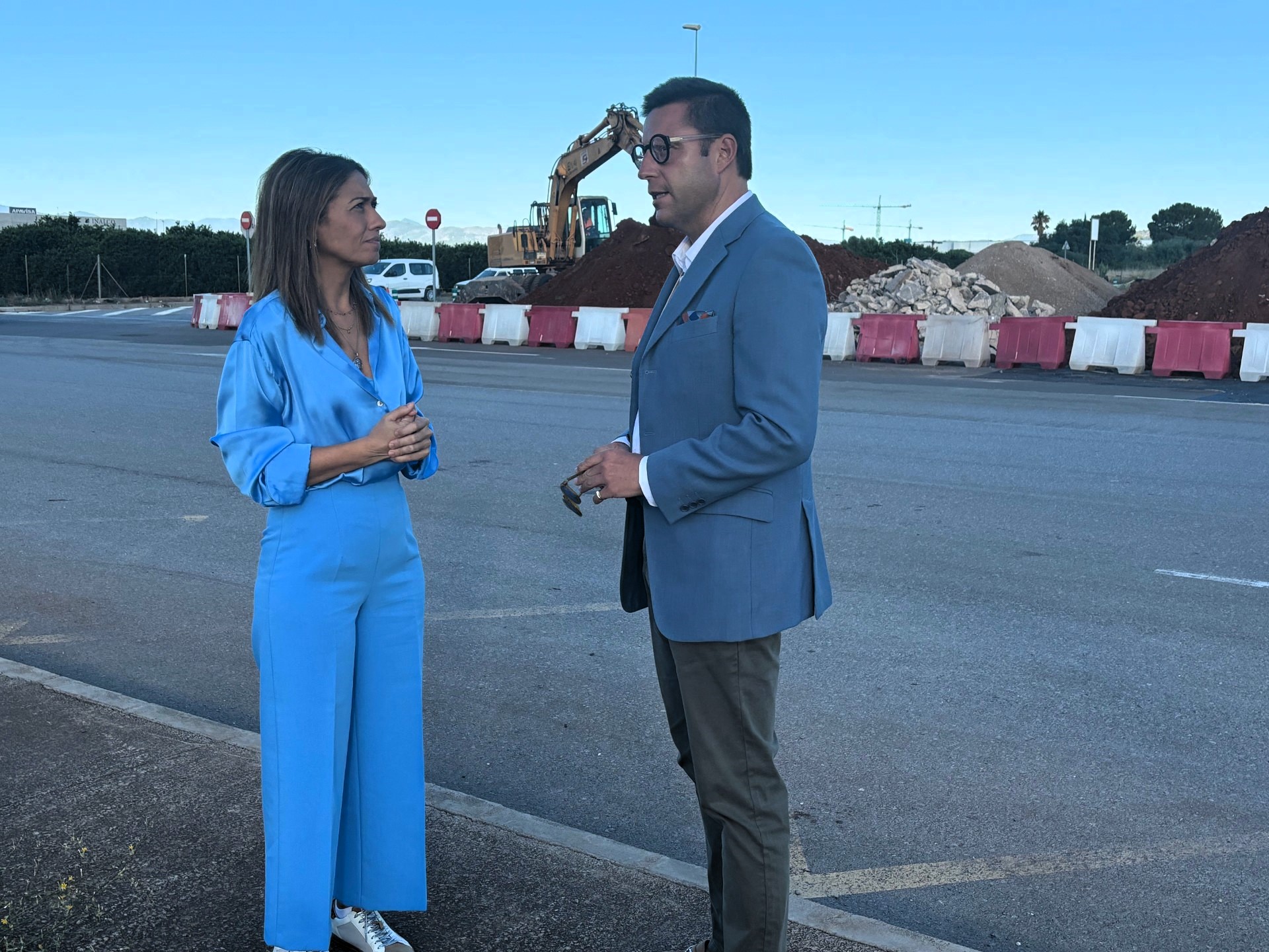Almassora construeix una rotonda en els accessos del polígon Supoi-8 per a millorar la seguretat viària