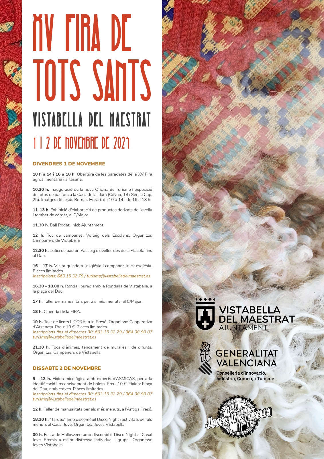 Vistabella celebrarà l’1 i 2 de novembre la XV Fira de Tots Sants