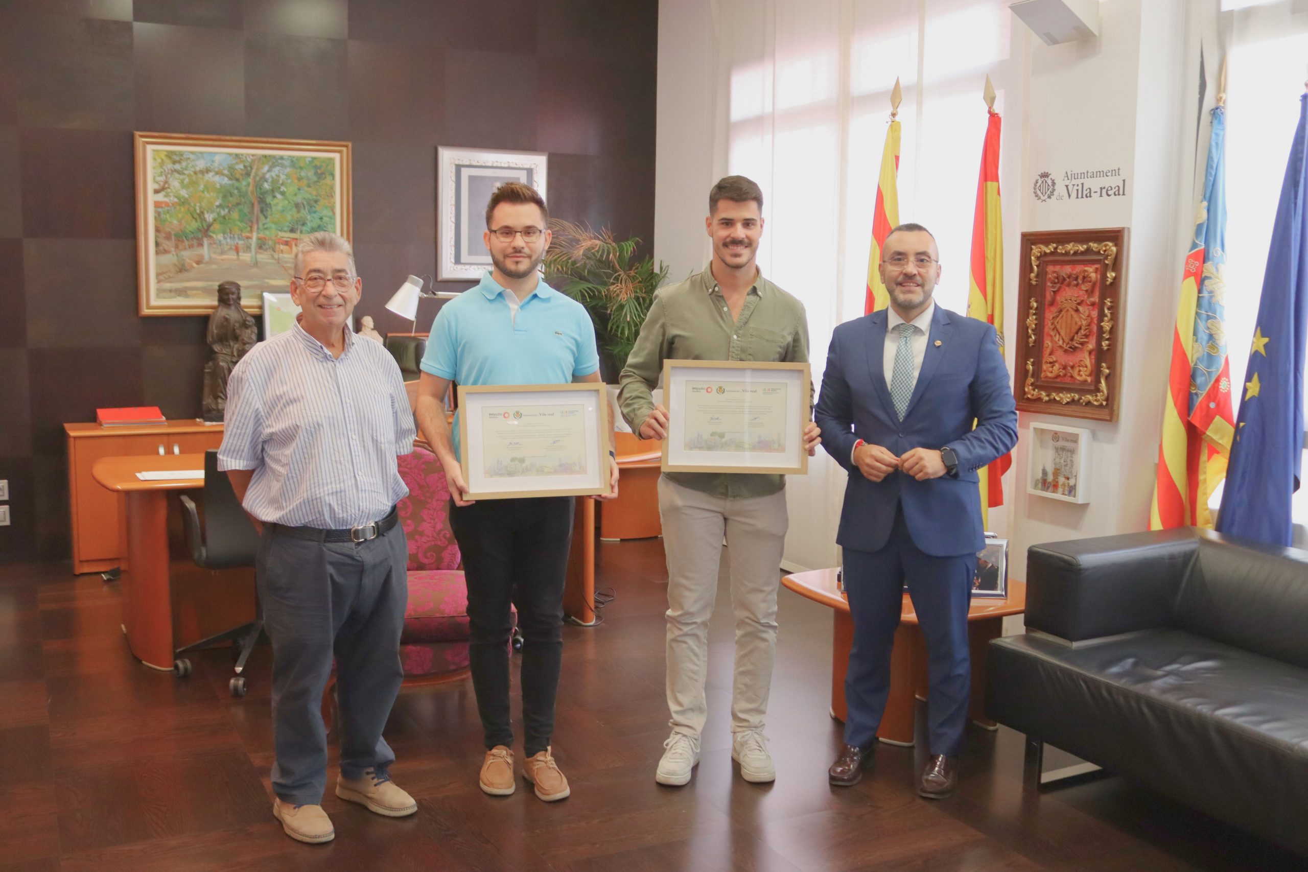 Benlloch valora el lideratge de la Càtedra d’Innovació Ceràmica per a la formació i projecció de joves talents