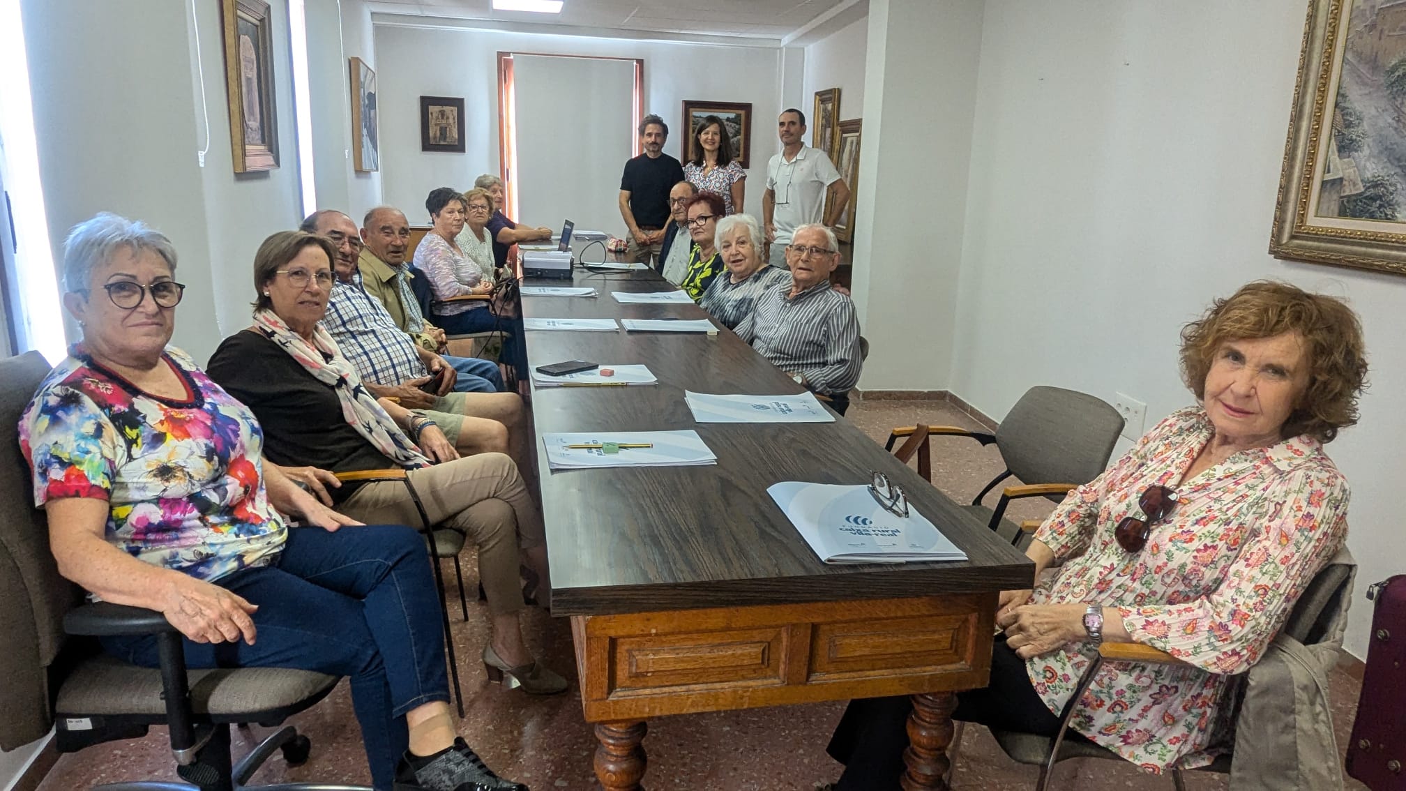 El regidor de Serveis Socials i la presidenta de la Fundació Caixa Rural destaquen els bons resultats del taller de gimnàstica cerebral Neurogym