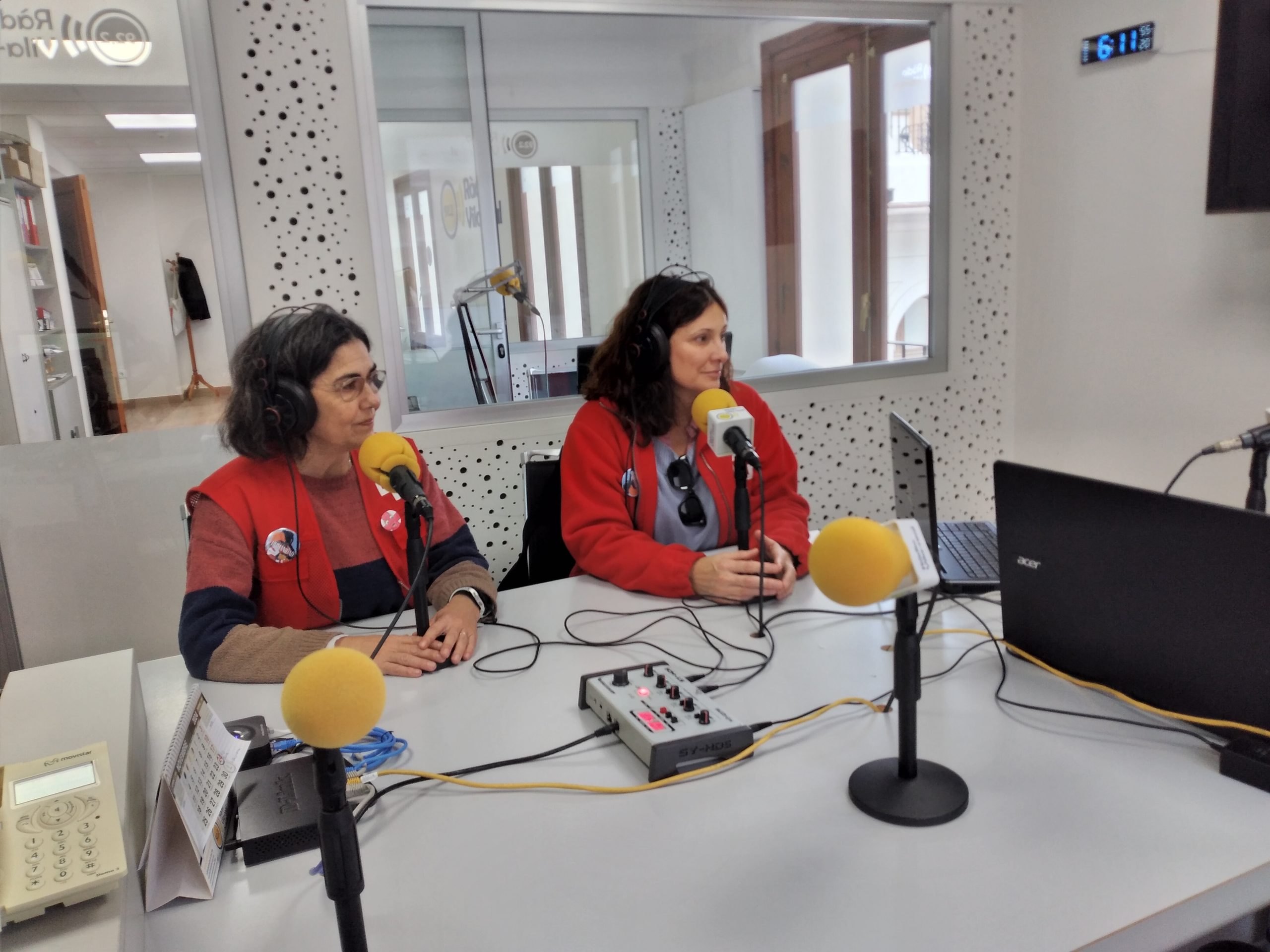 Parlem amb Arancha Monzonís i Elena Soler de Creu Roja Vila-real