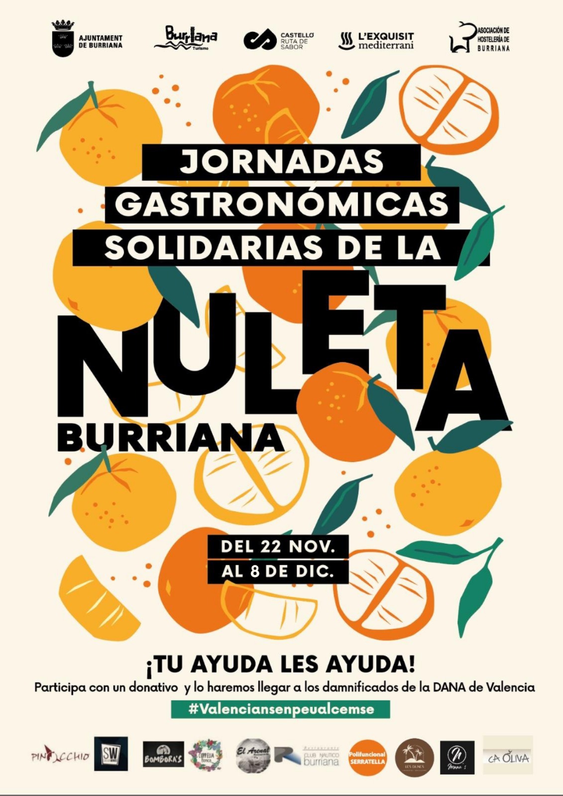 Burriana presenta les Jornades Gastronòmiques Solidàries de la Nuleta