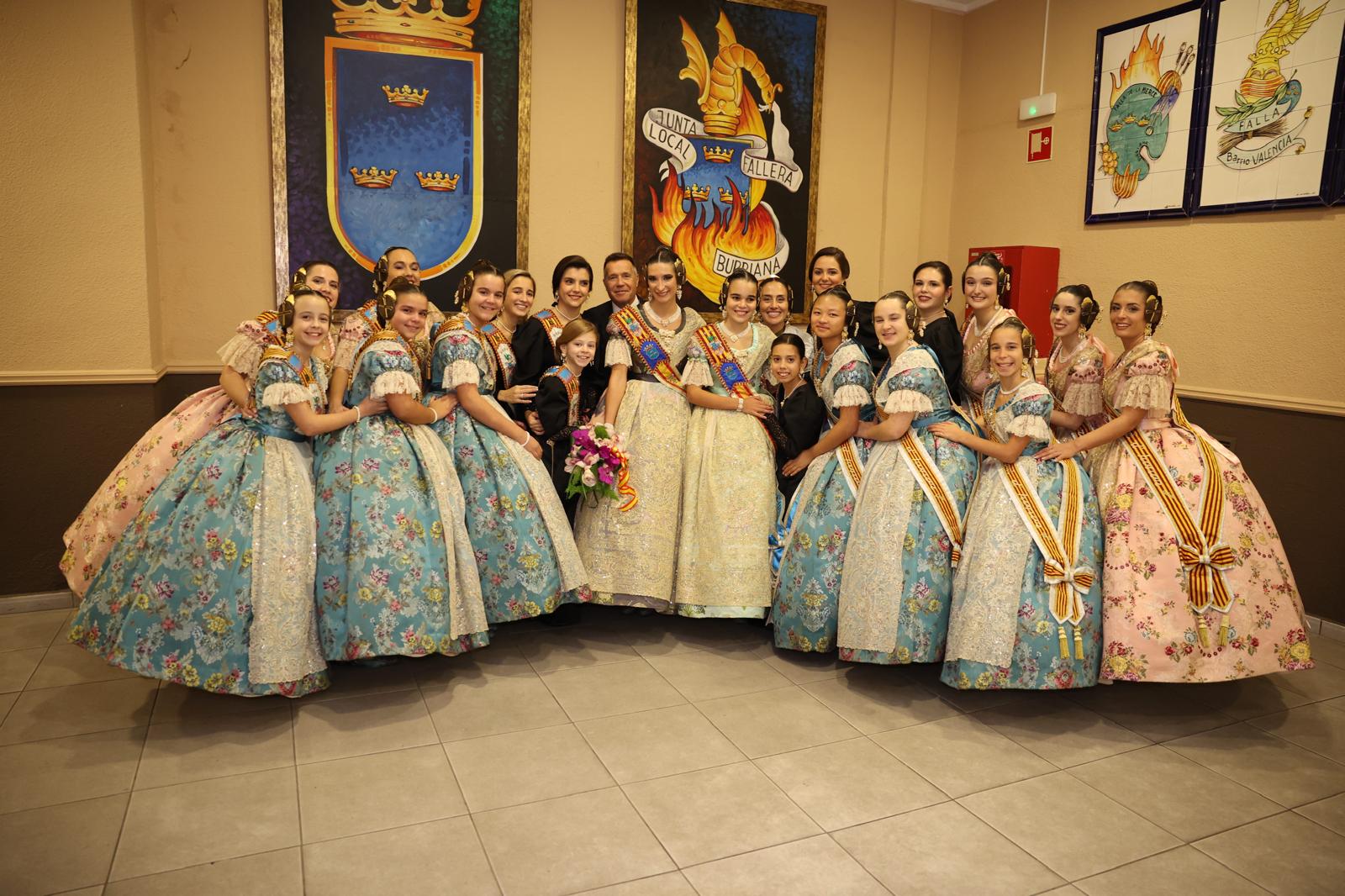 Burriana despide a sus Reinas Falleras 2024 en un acto cargado de emociones