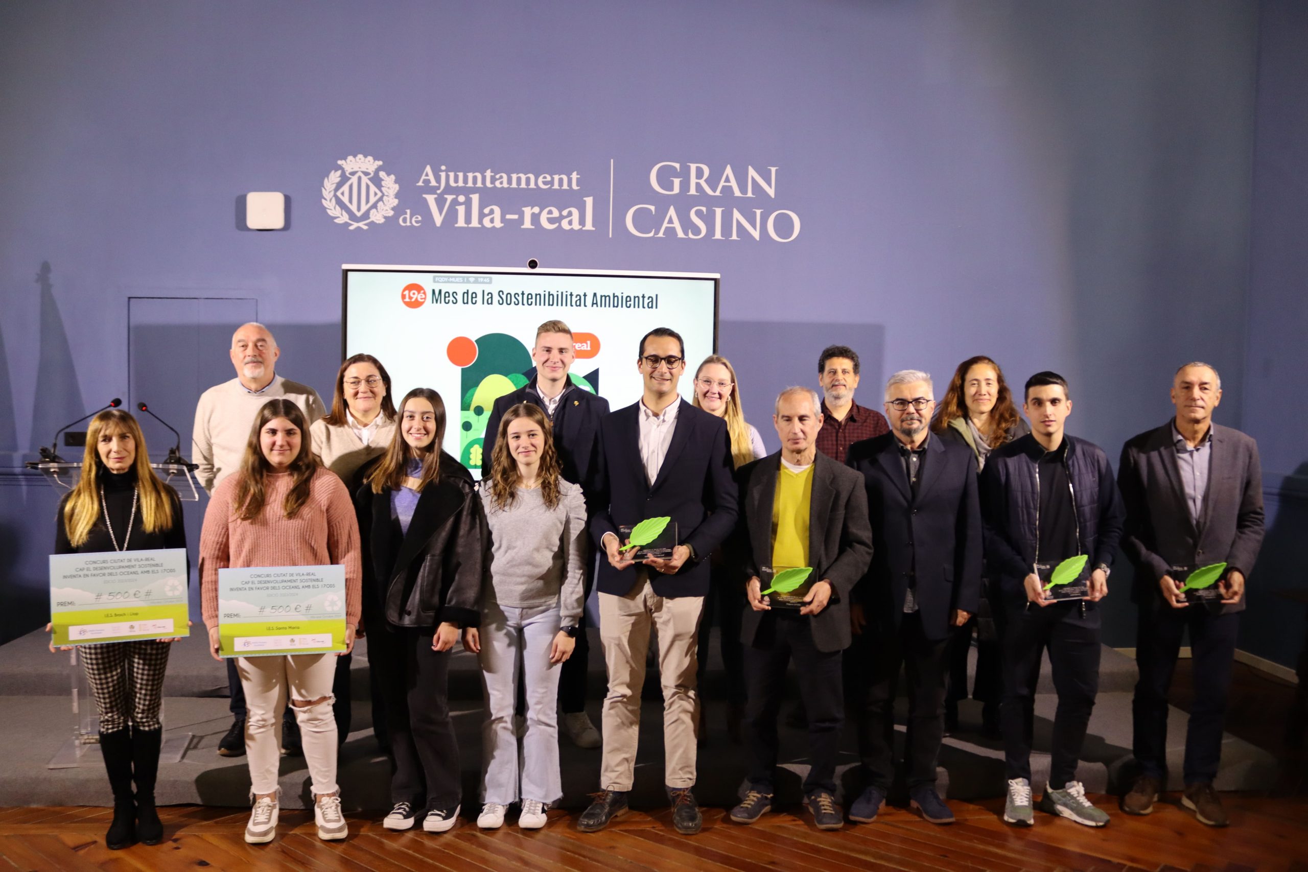 Vila-real premia el compromís pel medi ambient i l’economia circular en la Gala del Mes de la Sostenibilitat