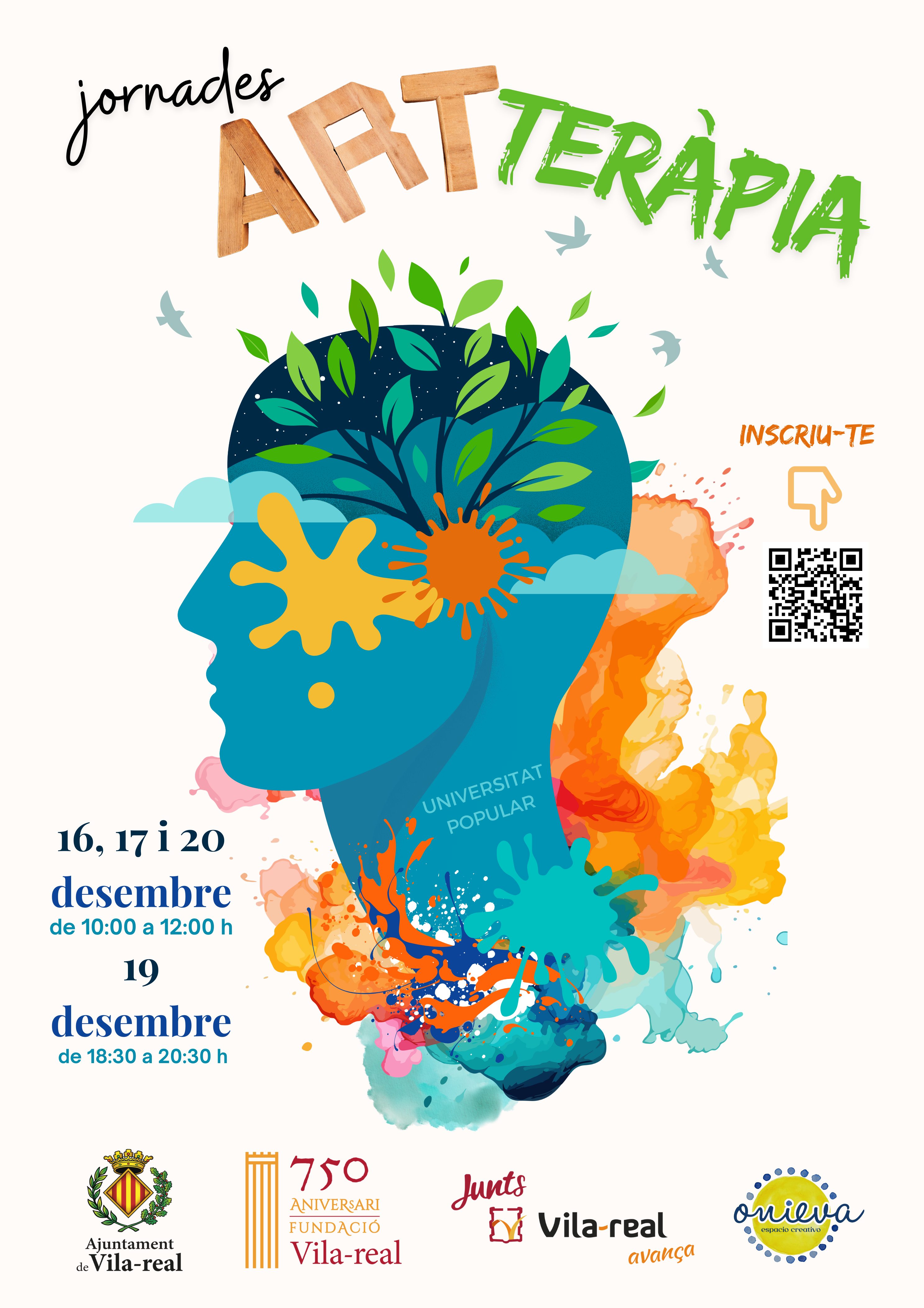 L’Ajuntament de Vila-real ofereix tallers gratuïts d’art-teràpia per al benestar emocional