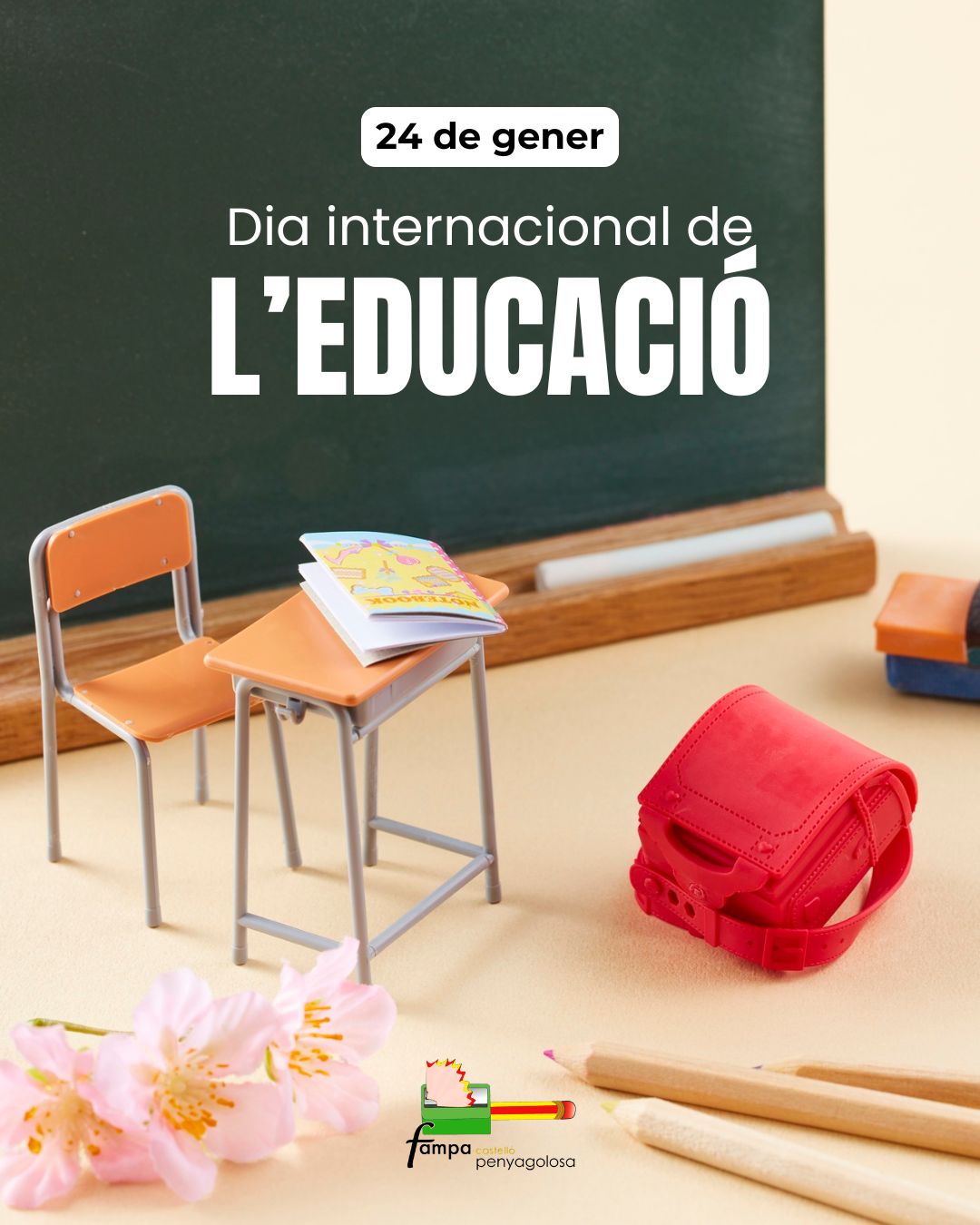 La FAMPA reivindica l’educació pública com a motor de canvi en el Dia Internacional de l’Educació