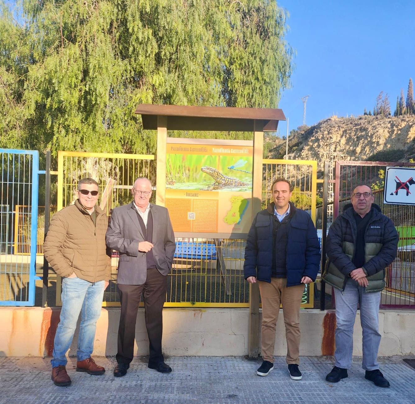 La Diputació de Castelló col·loca panells informatius en els nou jaciments paleontològics de la província