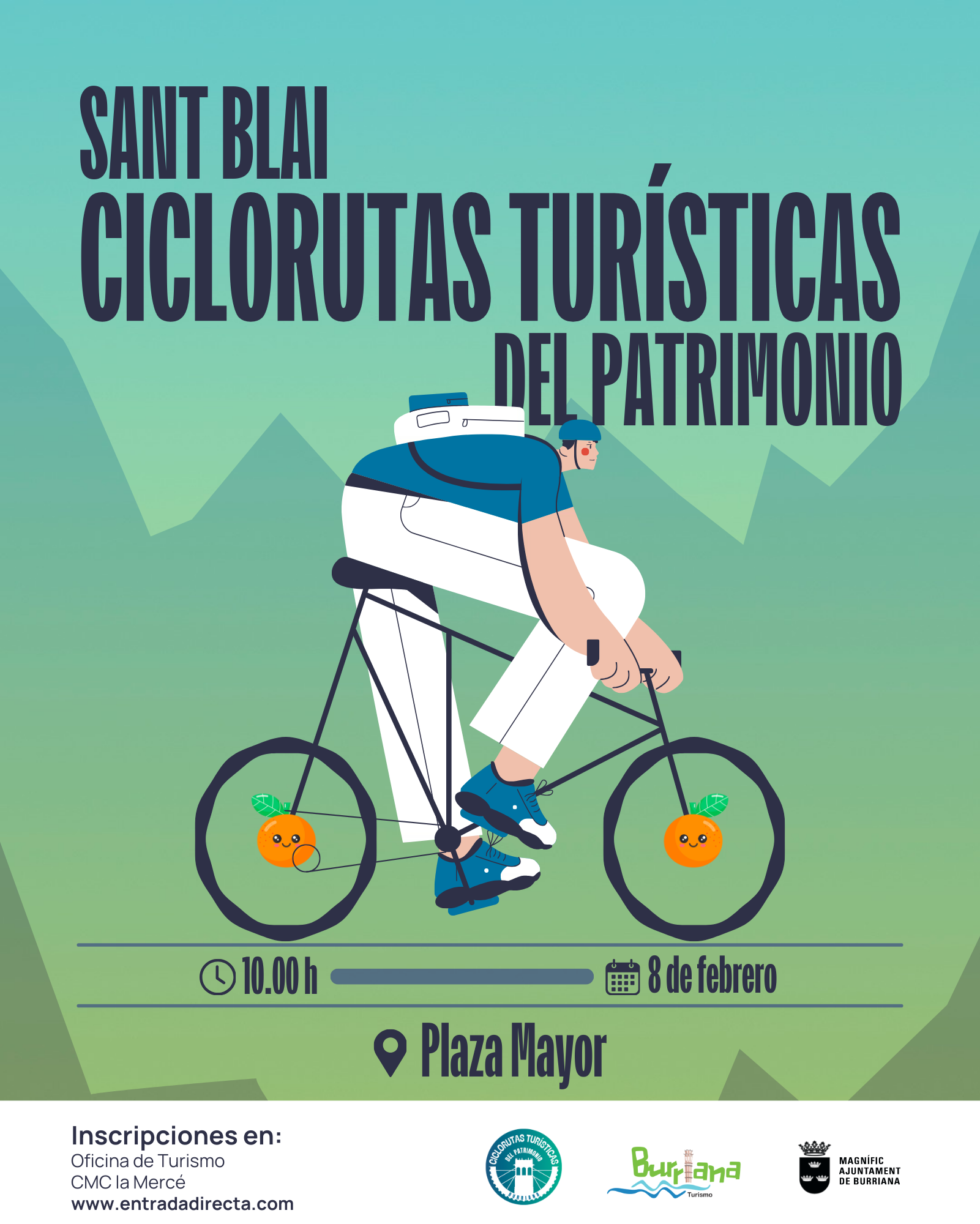 La cicloruta turística de Burriana sobre el patrimoni medieval recorrerà els antics camins de pelegrinatge a Sant Blai