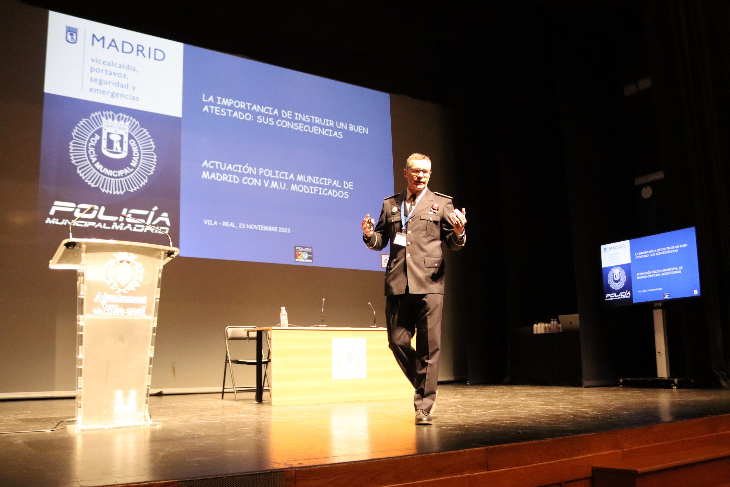 La Policía Local de Vila-real opta a los Premios Ponle Freno con el Congreso Nacional sobre Tráfico y Seguridad Vial