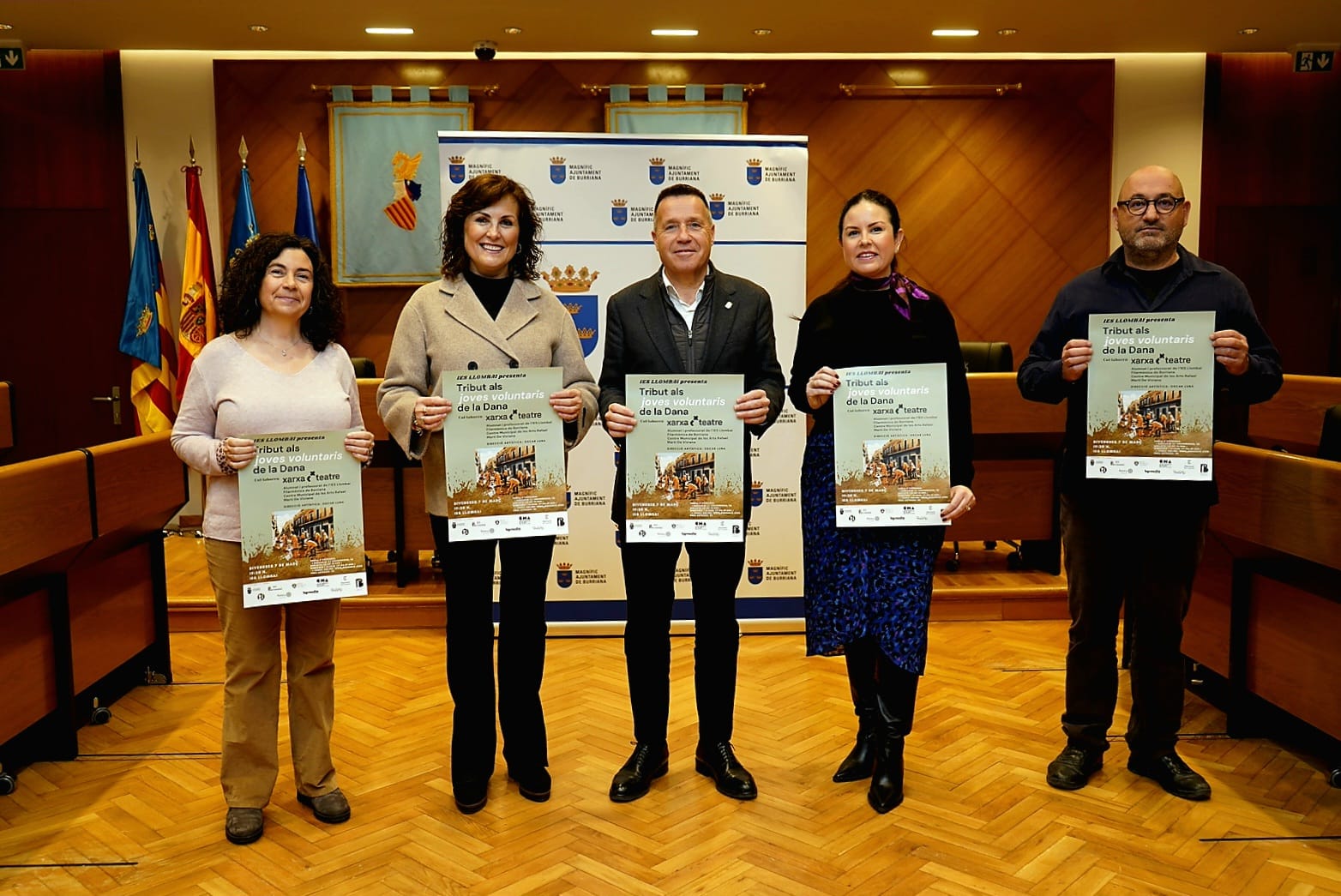 Presentació del tribut solidari als joves voluntaris de la DANA