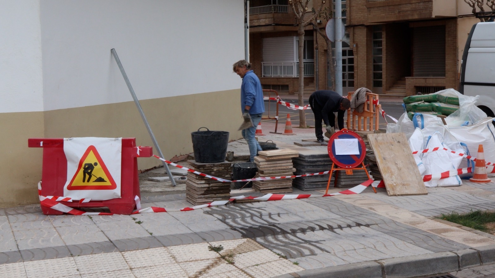Burriana inicia les obres de reparació en la intersecció del Camí del Grao amb l’Avinguda Constitució