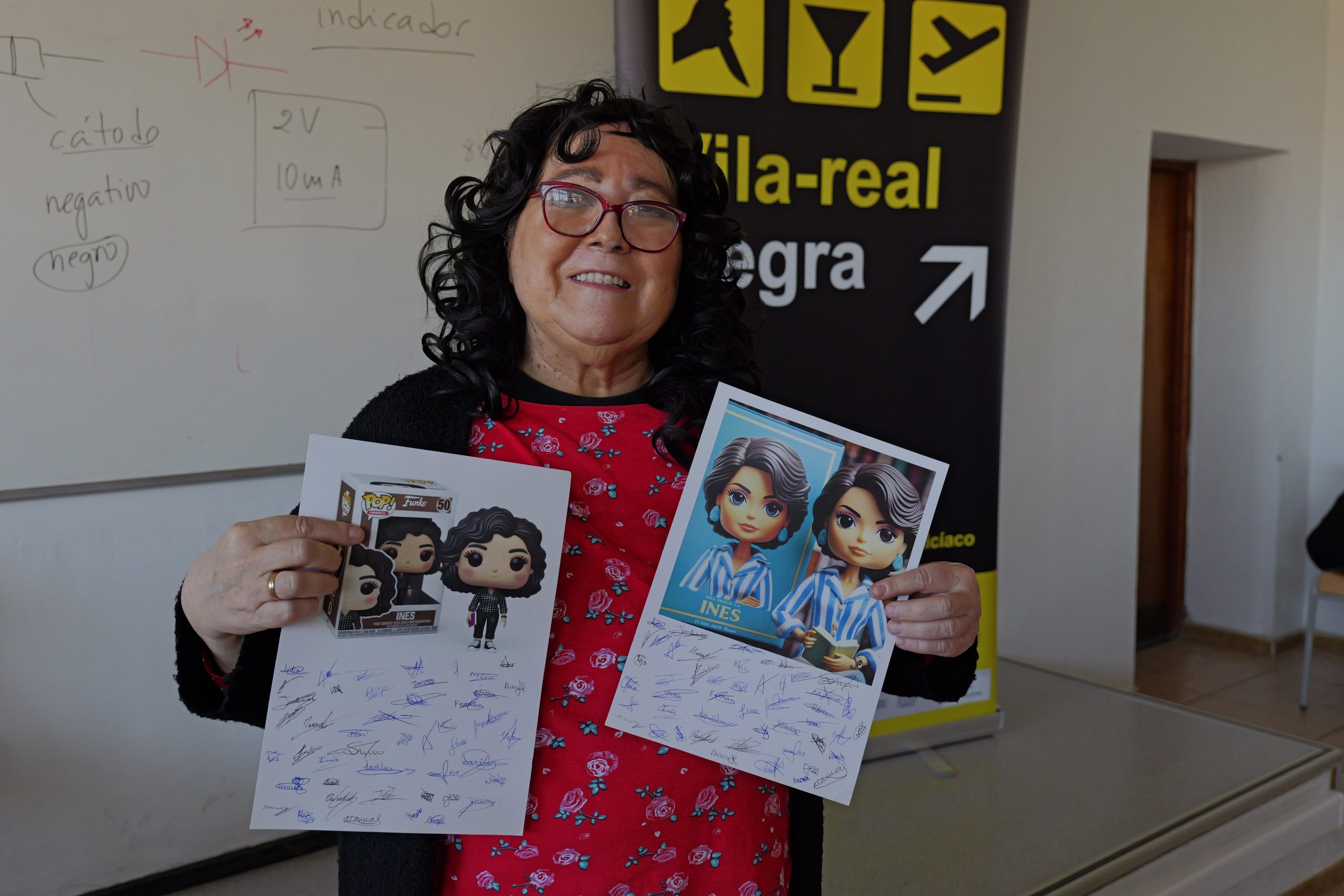 Inés Plana inaugura el 8é Vila-real Negra amb la visita Fundación Flors