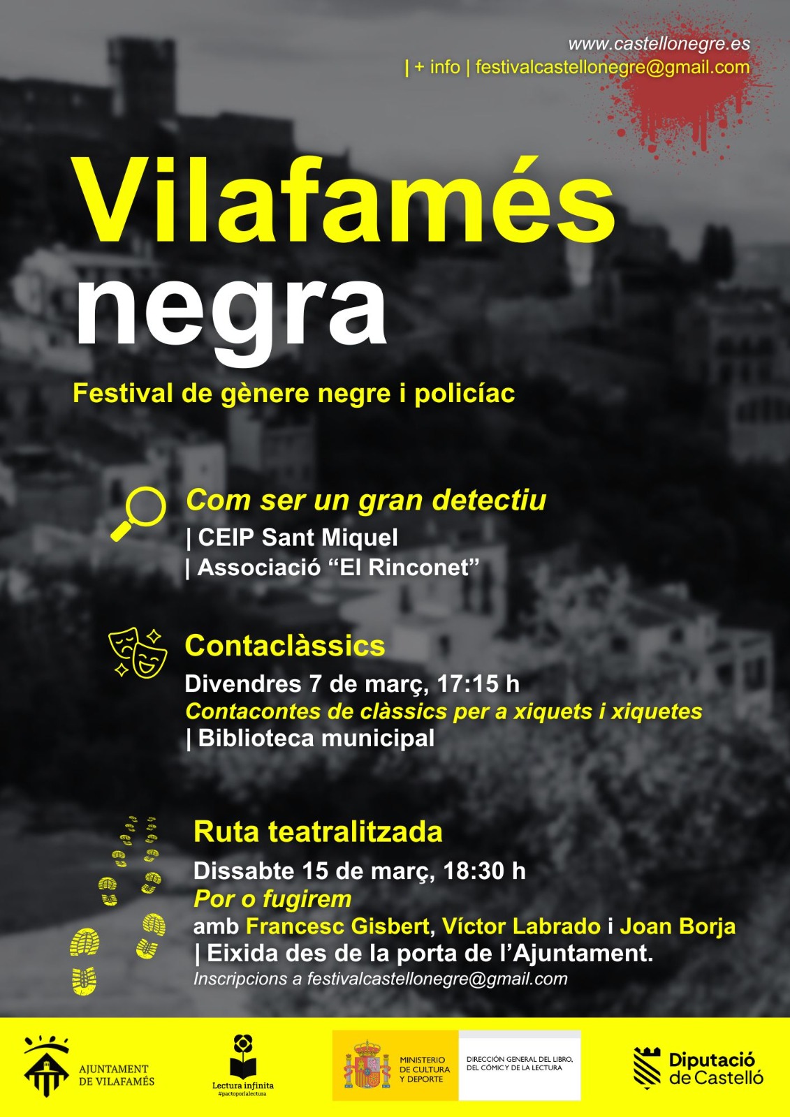 Vilafamés Negre celebrarà la seua tercera edició dins del festival Castelló Negre