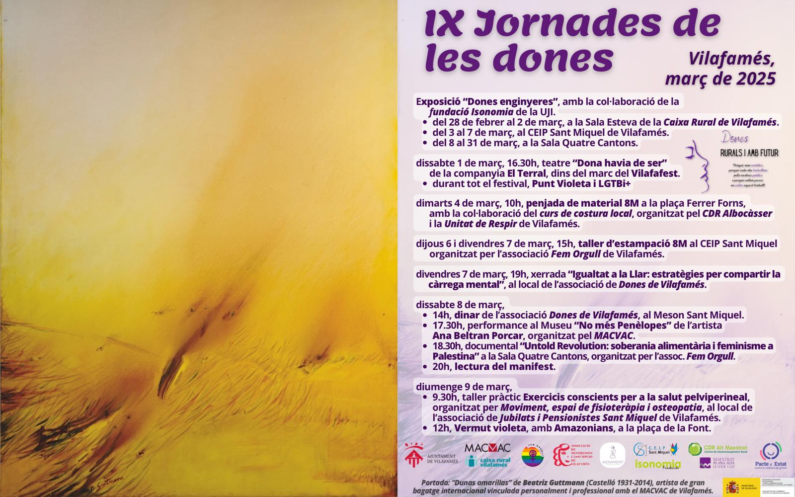 Vilafamés dedica el març a la reivindicació dels drets de la dona