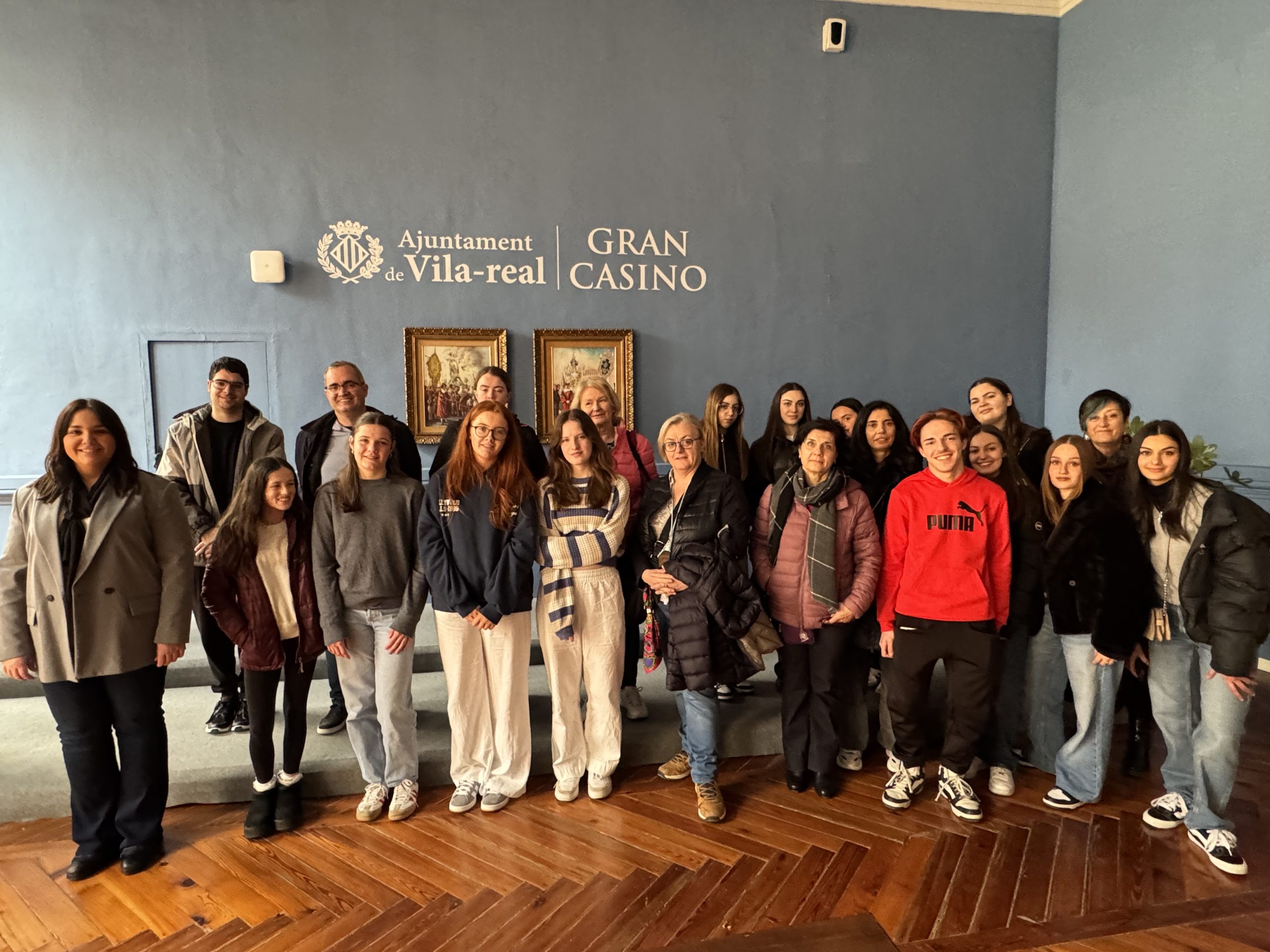 Recepció alumnes italians i irlandesos Erasmus+ de l’IES Broch i Llop