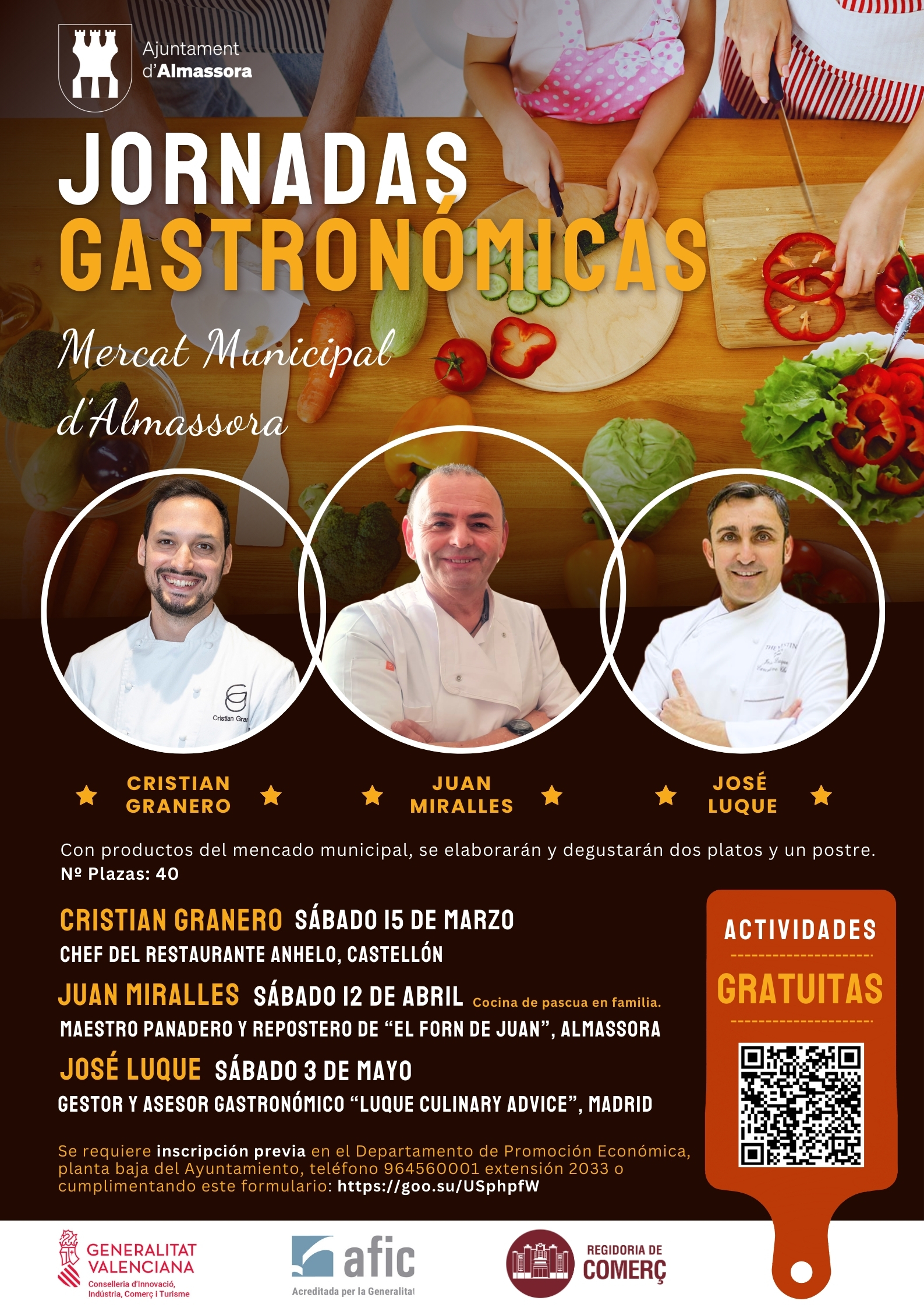 Almassora celebra les seues Jornades Gastronòmiques amb tres suculents ‘showcookings’ en el Mercat Municipal