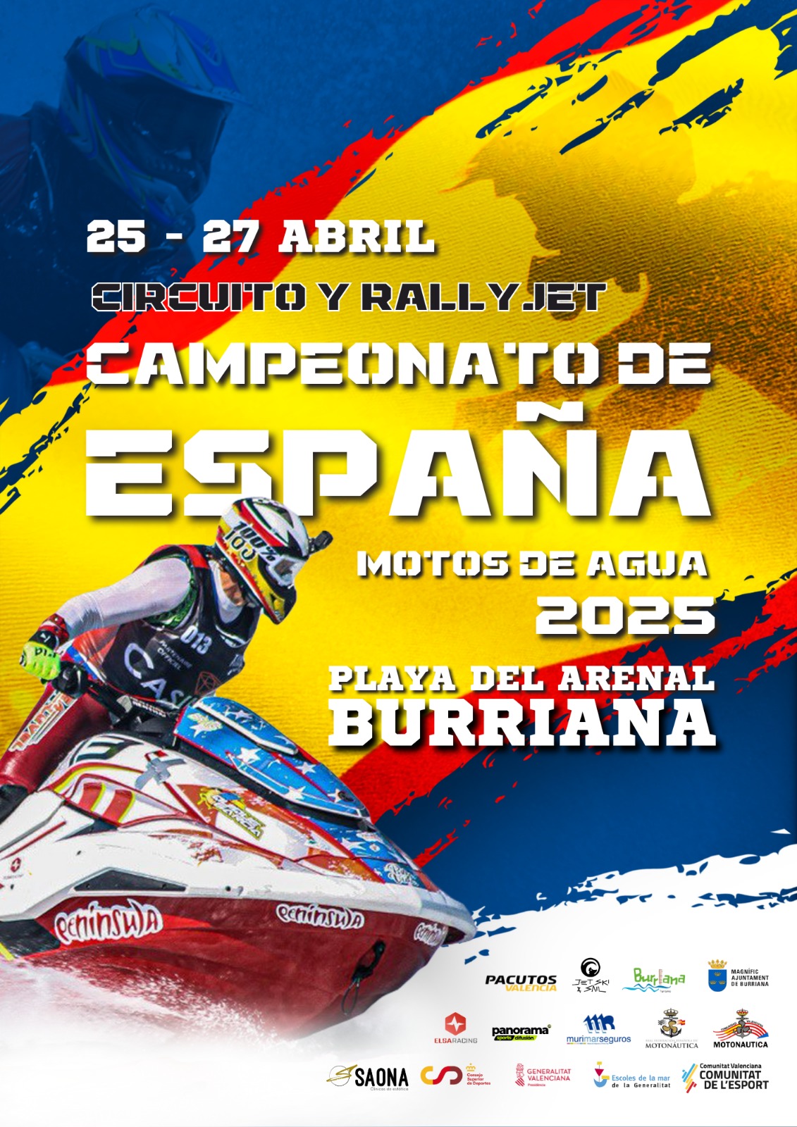 Burriana acull el Campionat d’Espanya de Motos Aquàtiques