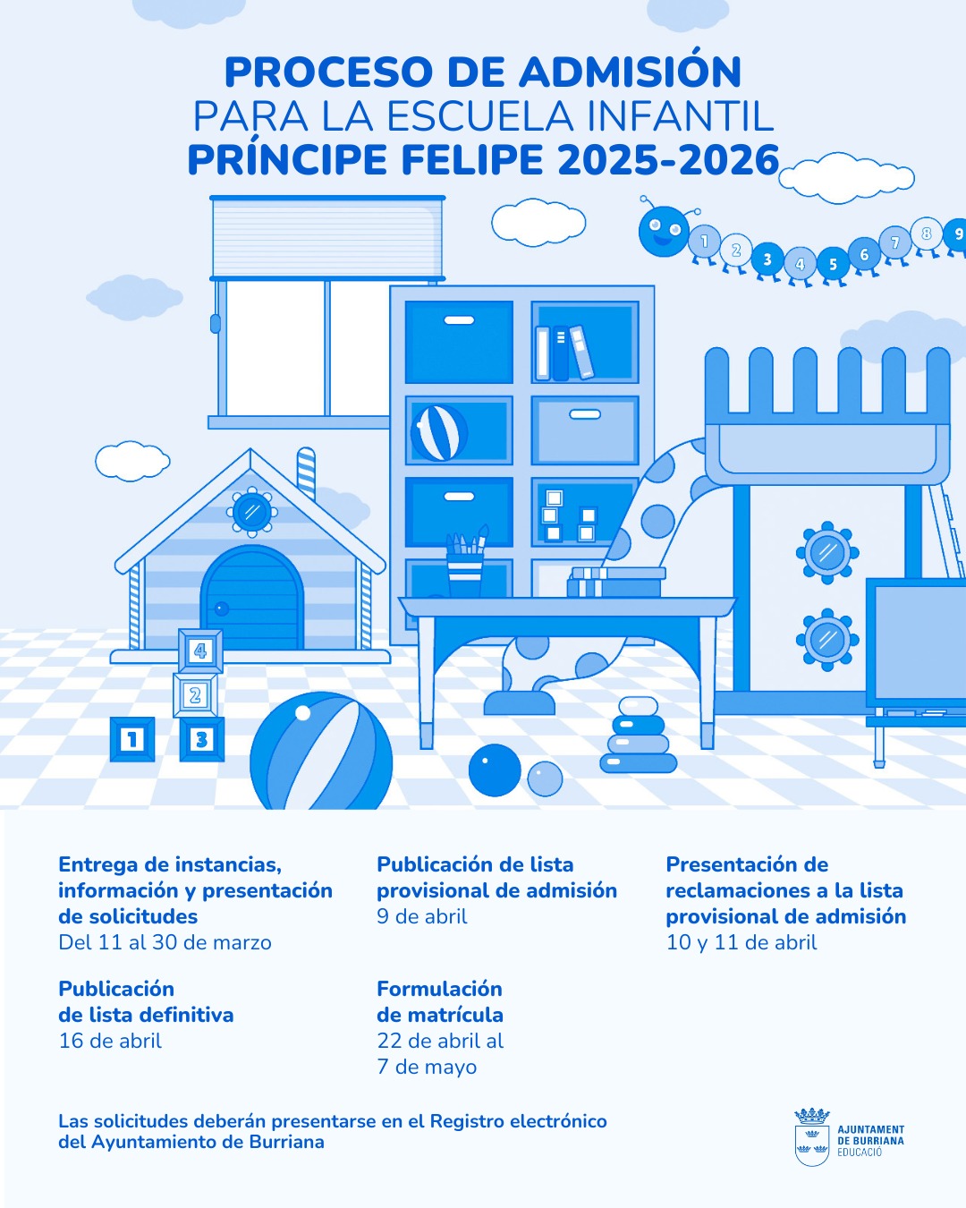 L’Escola Infantil Municipal inicia el procés d’admissió per al curs escolar 2025-2026