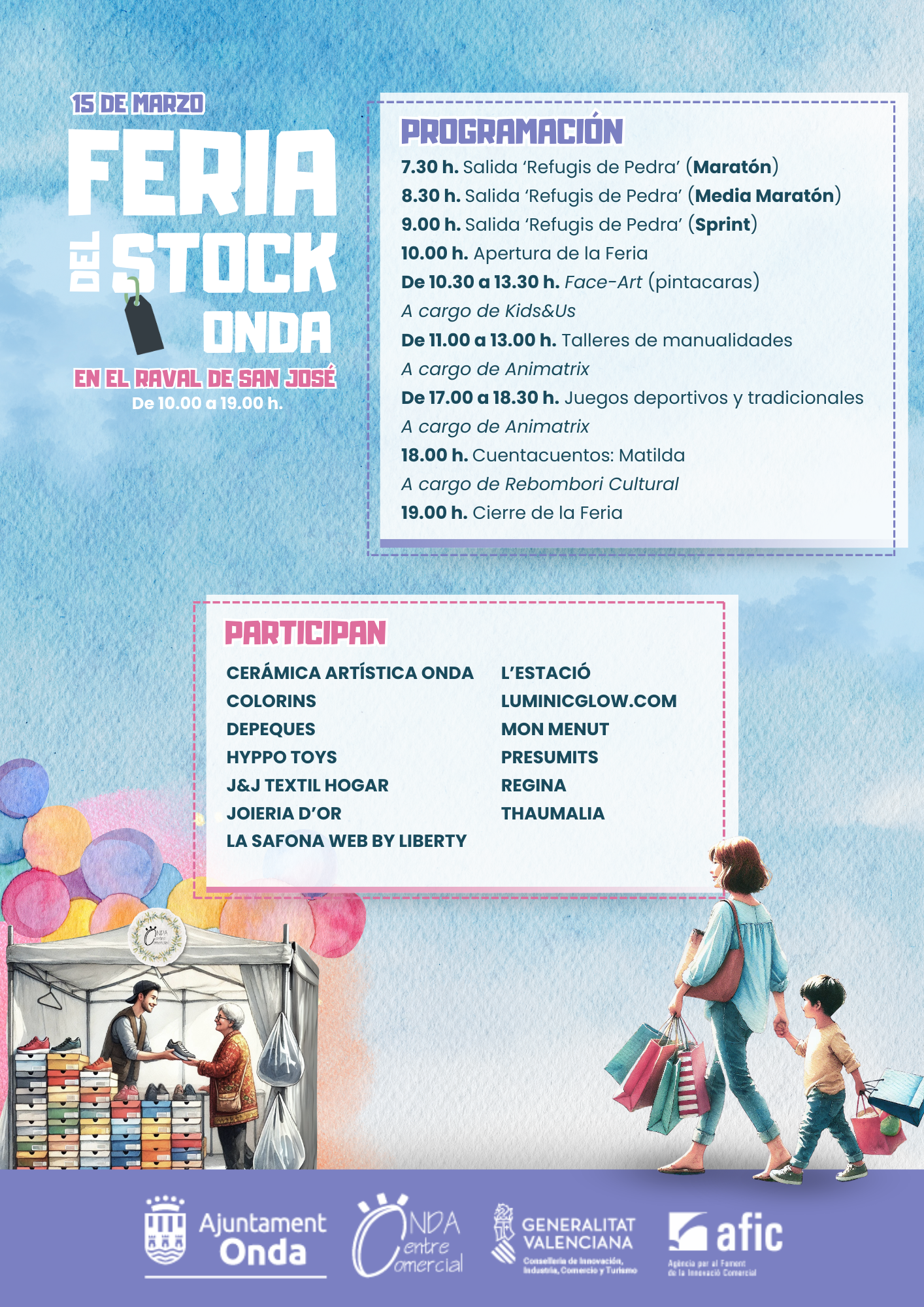 Onda celebra una nueva edición de la Feria del Stock con grandes descuentos y actividades familiares