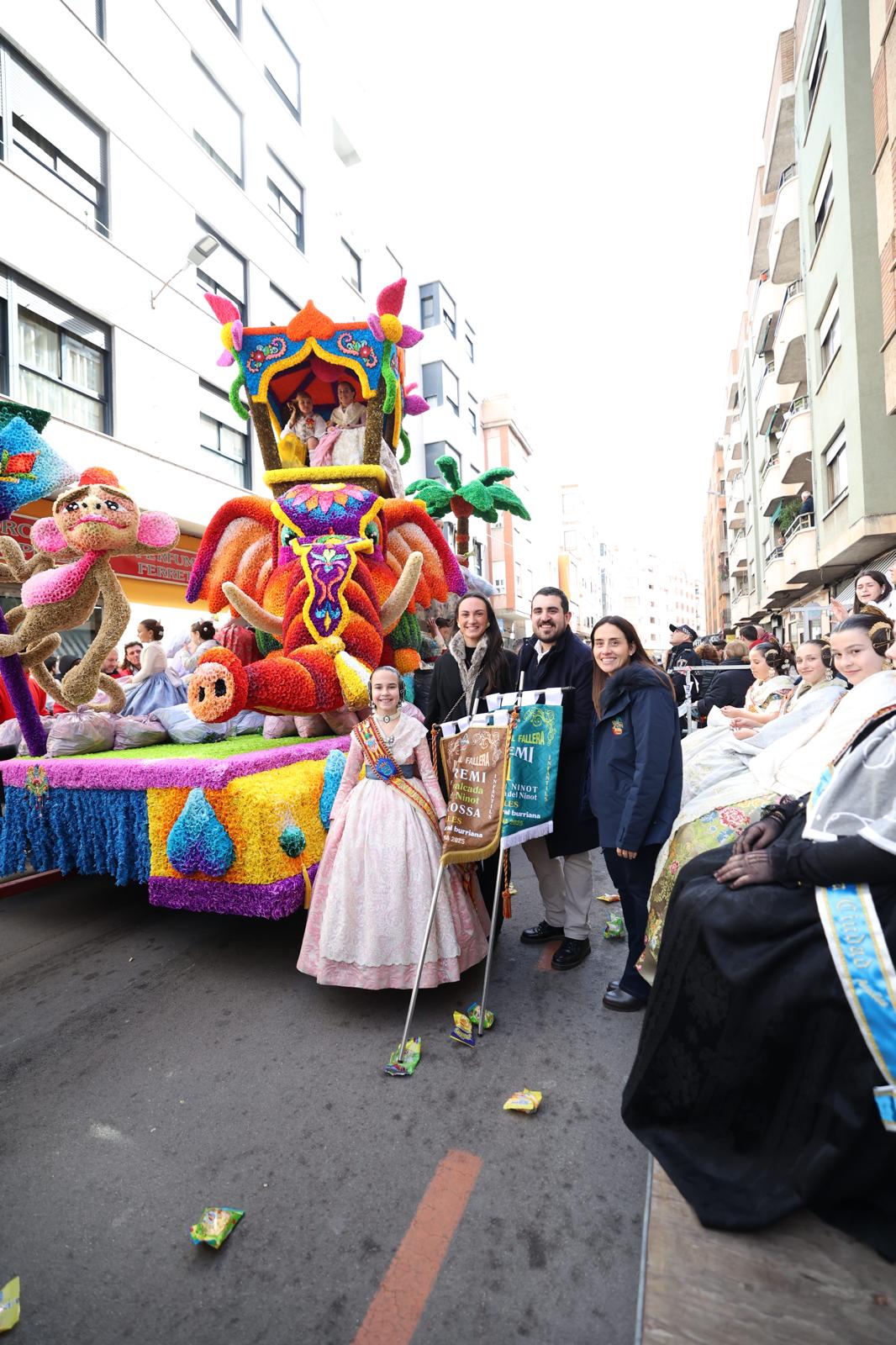 Burriana celebra la “Cavalcada del Ninot Infantil 2025”